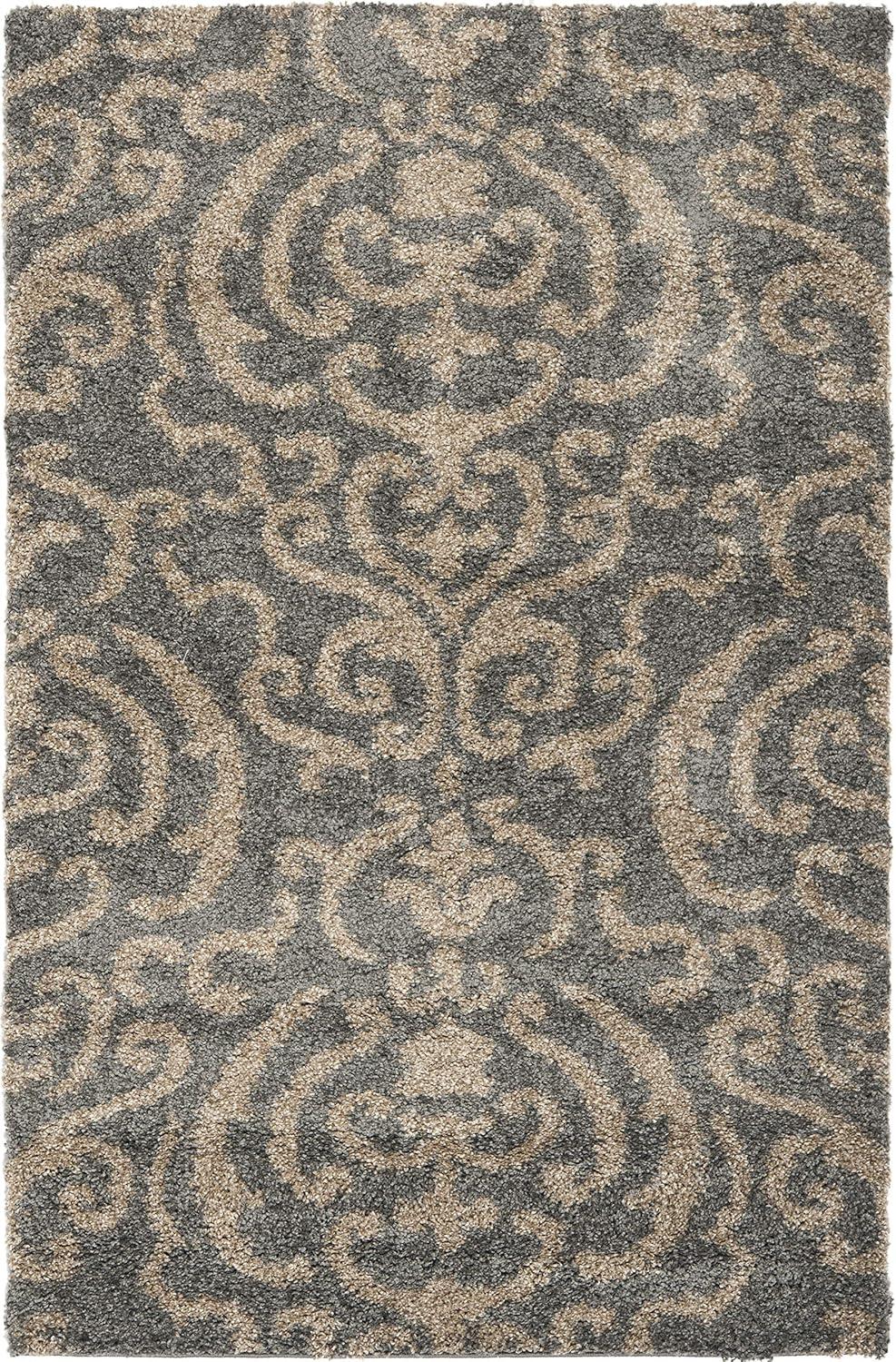 Florida Shag SG462 Power Loomed Area Rug  - Safavieh