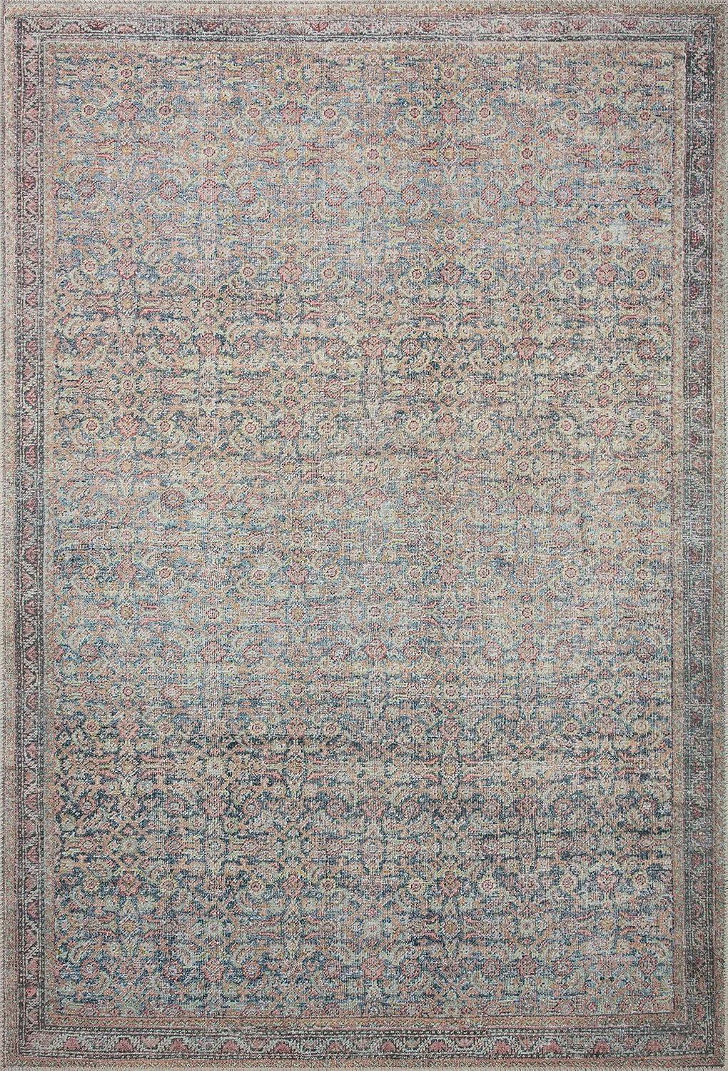 Loloi II Adrian Denim / Multi 3'-6" X 5'-6" Accent Rug