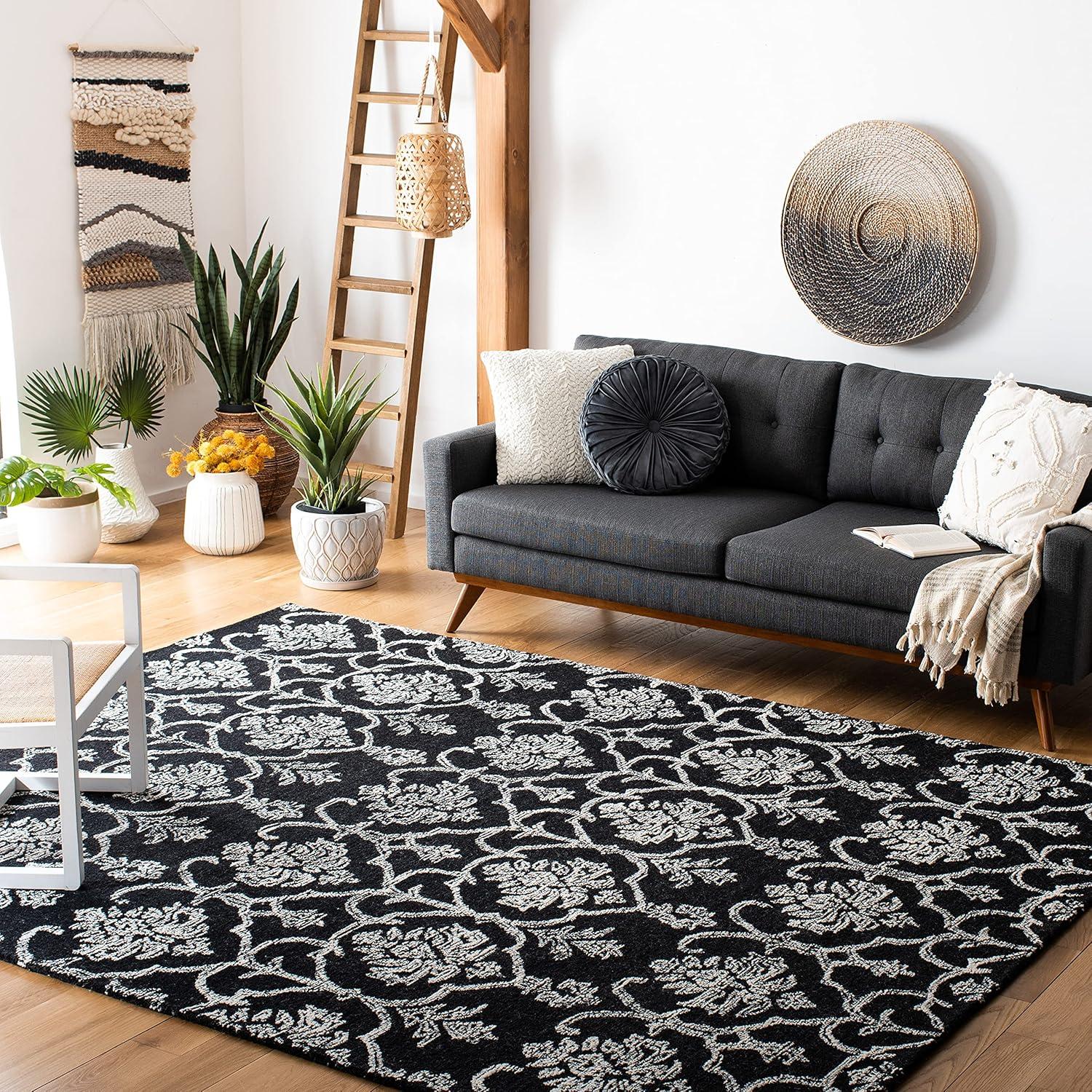 Metro MET996 Hand Tufted Indoor Area Rug - Pink/Ivory - 5'x8' - Safavieh