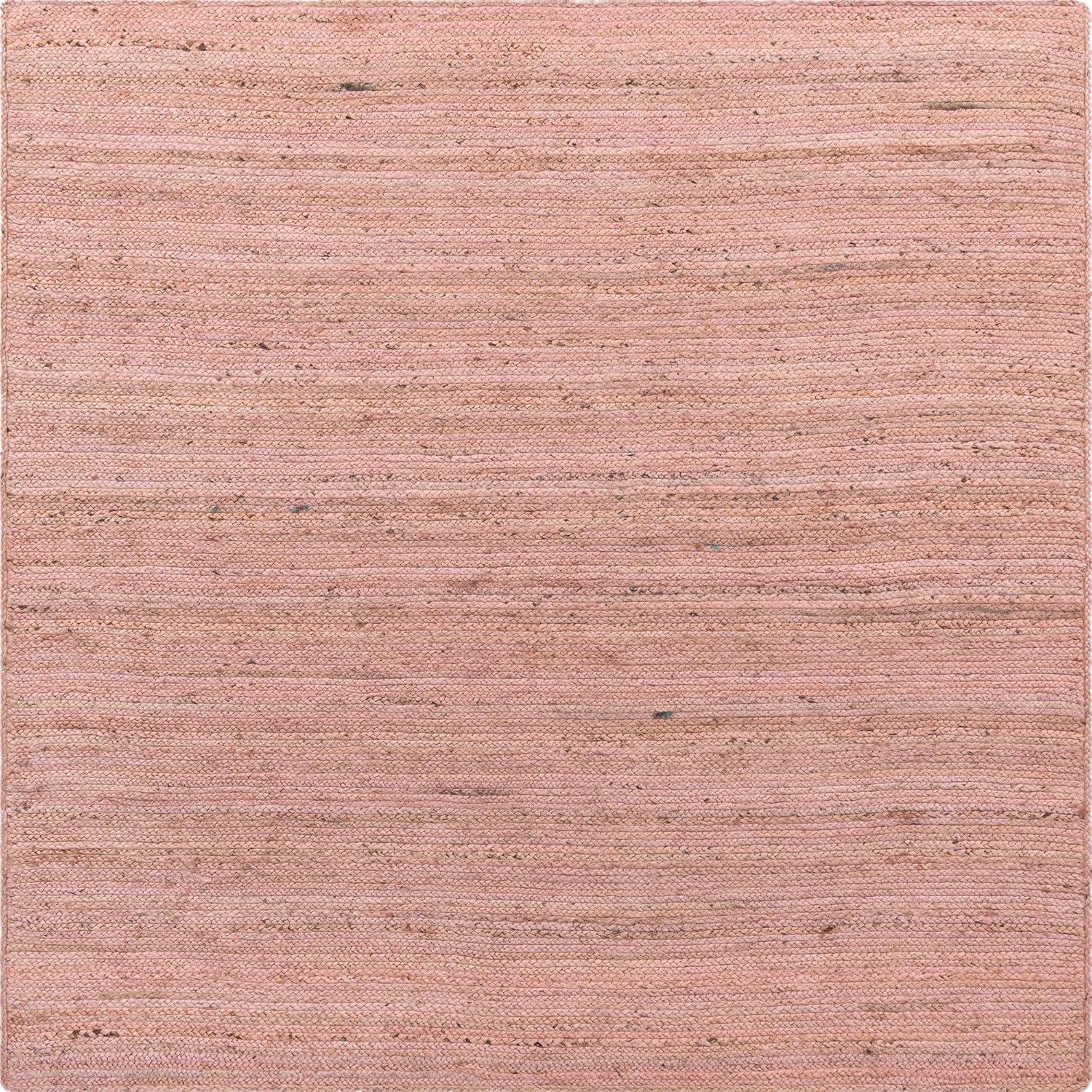 Unique Loom 8' 0 x 8' 0 Dhaka Braided Jute Square Area Rug