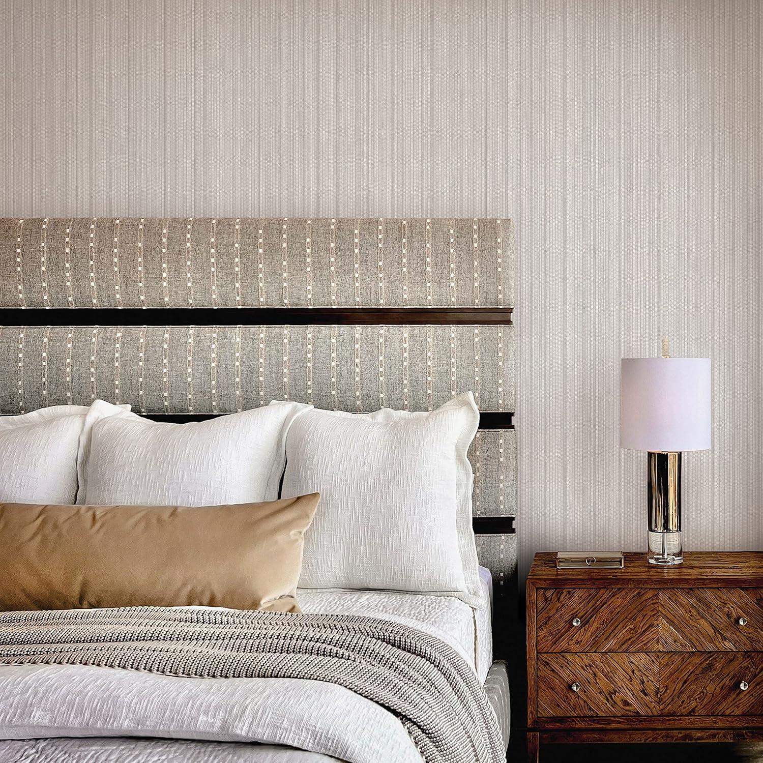 Tempaper Grasscloth Peel and Stick Wallpaper