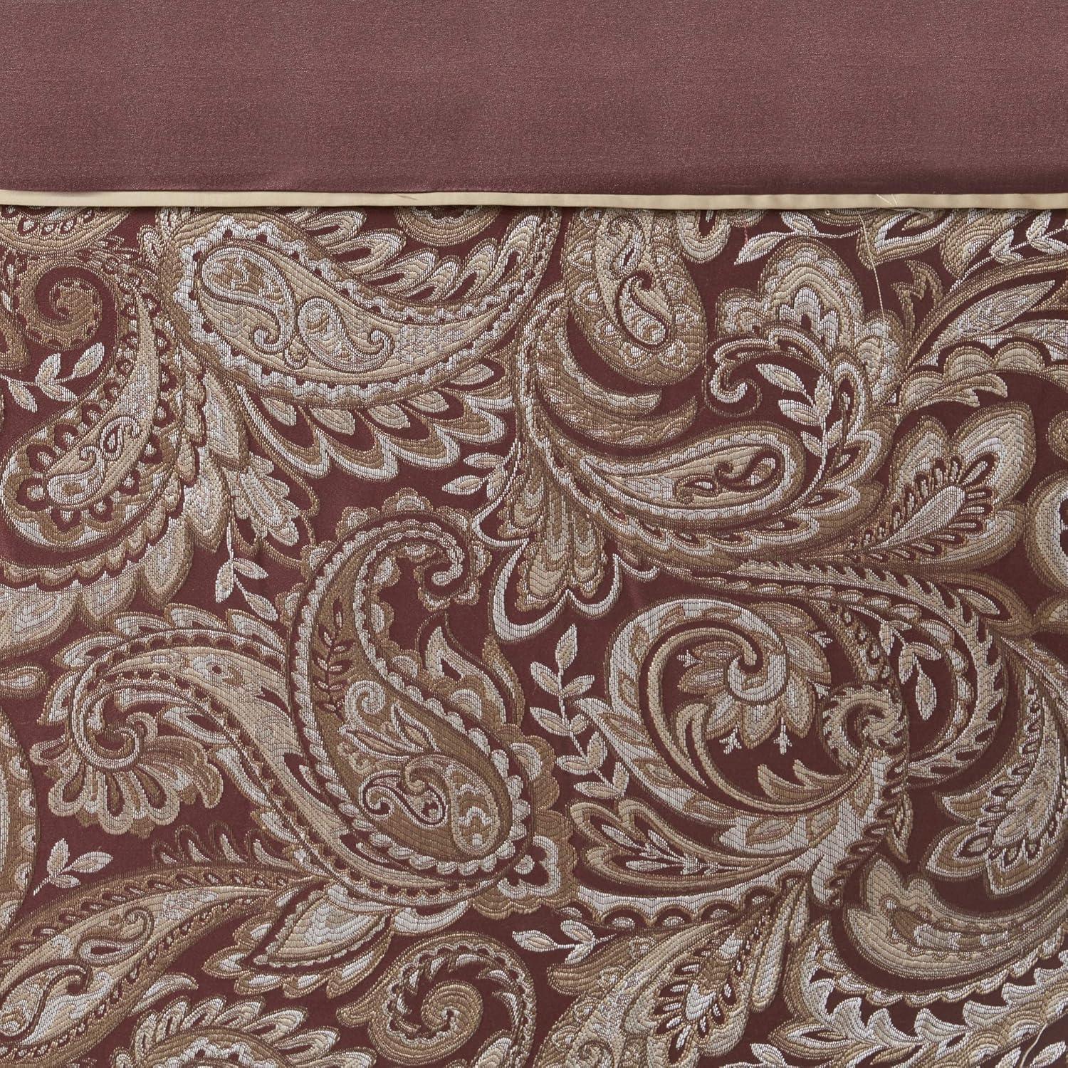 Madison Park Aubrey Paisley Jacquard Shower Curtain