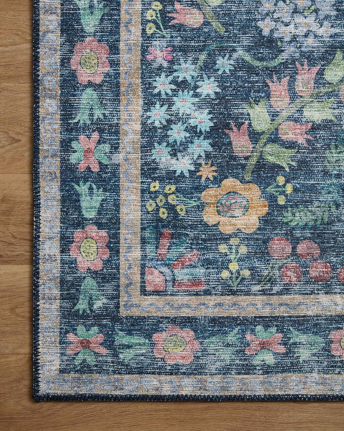 Rifle Paper Co. X Loloi Maison Frances Blue / Multi Area Rug