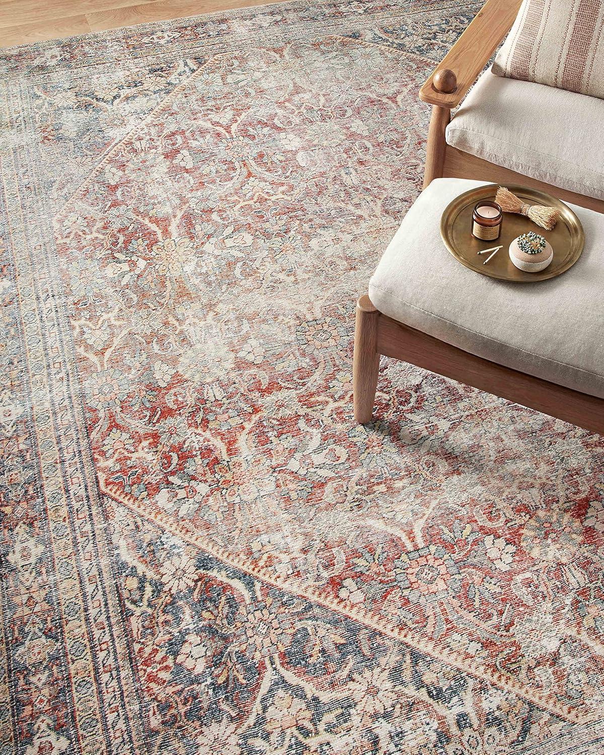 Amber Lewis x Loloi Amber Lewis x Loloi Georgie Red / Navy Area Rug