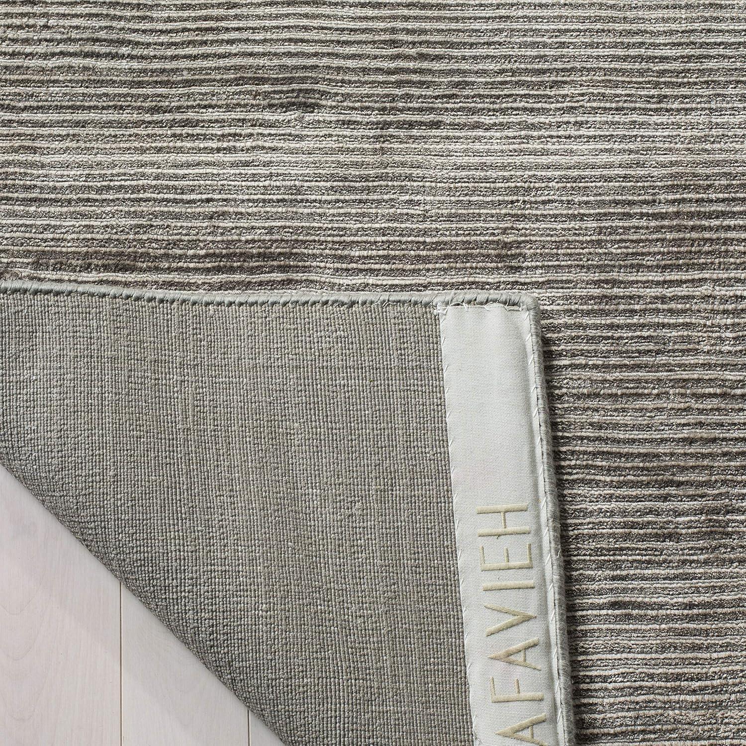 Mirage MIR234 Hand Loomed Indoor Area Rug - Graphite - 4'x6' - Safavieh.