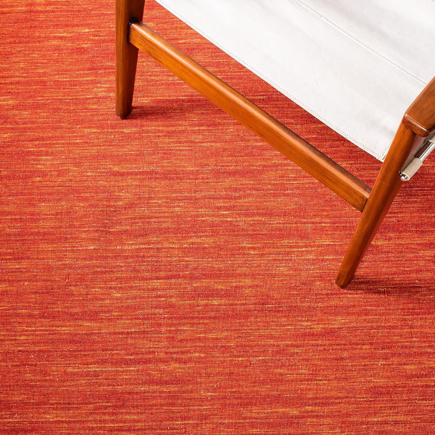 Kilim KLM850 Hand Loomed Area Rug - Red/Rust - 5'x8' - Safavieh