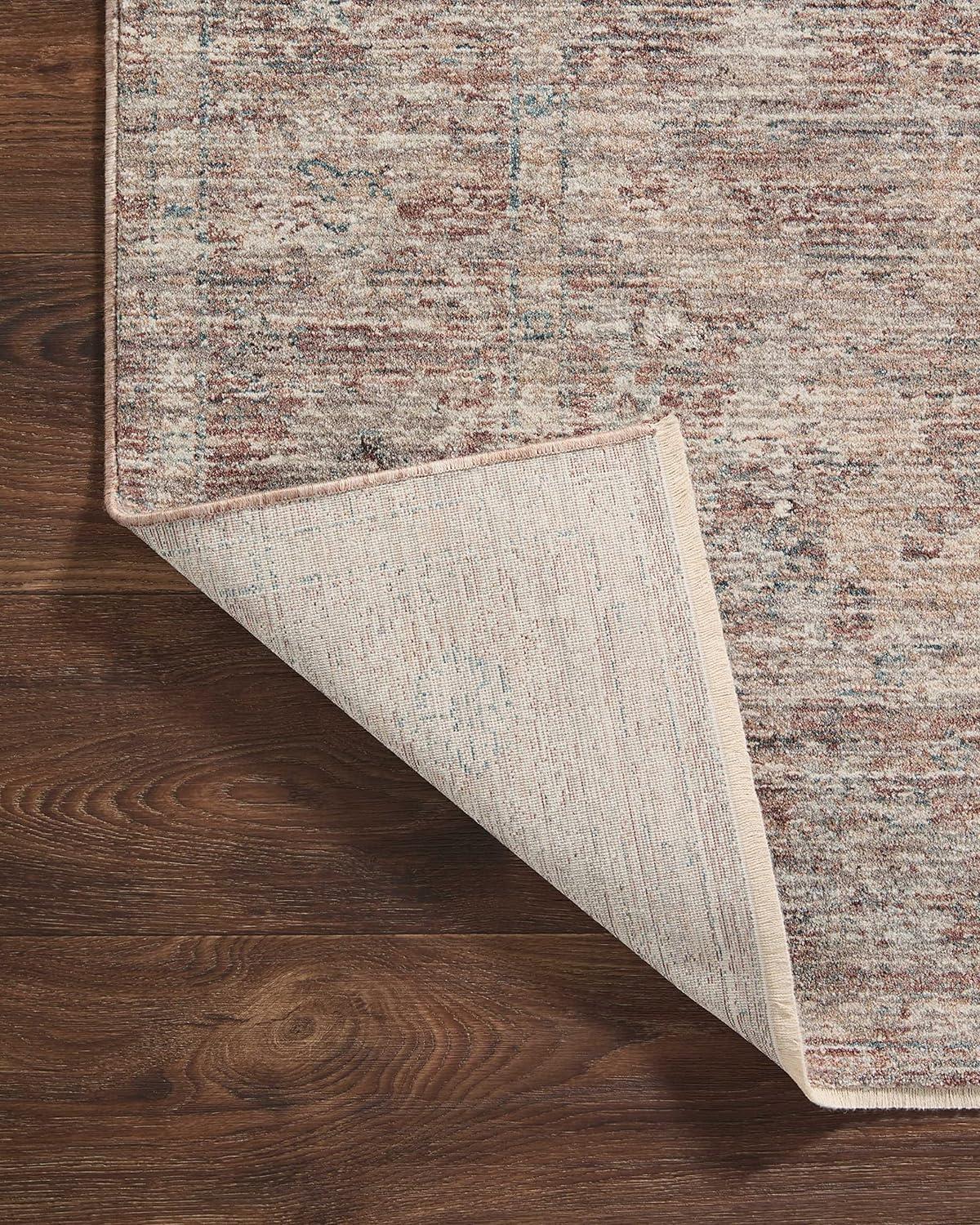 Magnolia Home By Joanna Gaines X Loloi Millie Brick / Fog Area Rug