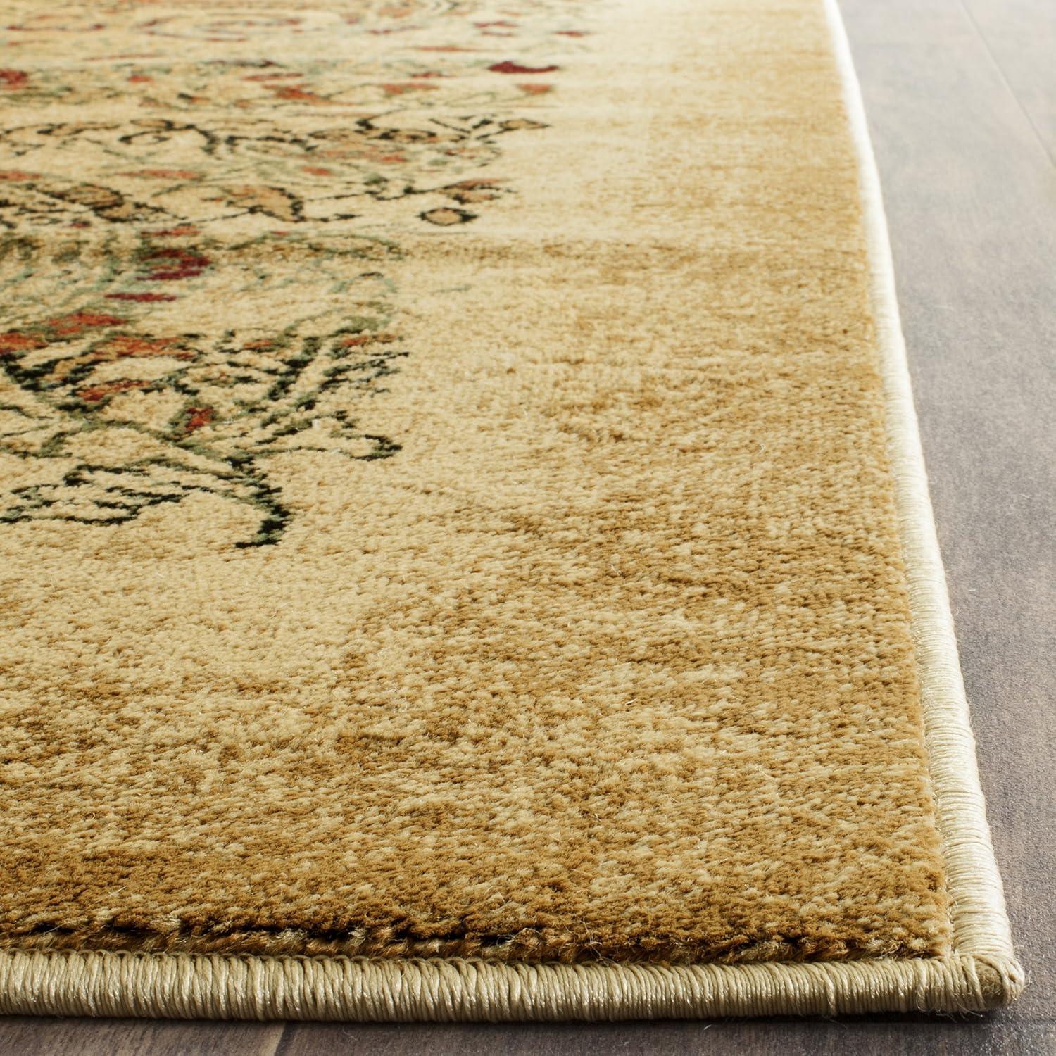 Lyndhurst LNH224 Power Loomed Area Rug - Beige/Multi - 6'x9' - Safavieh