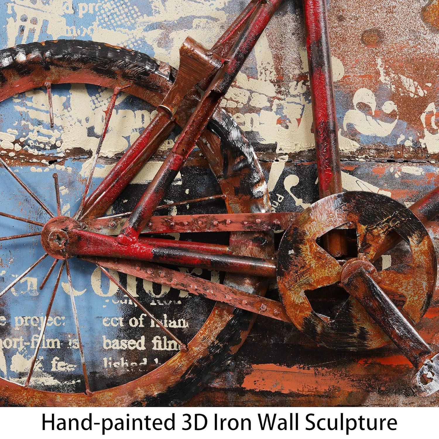 Empire Art Direct 'Biking' 3D Metal Wall Art