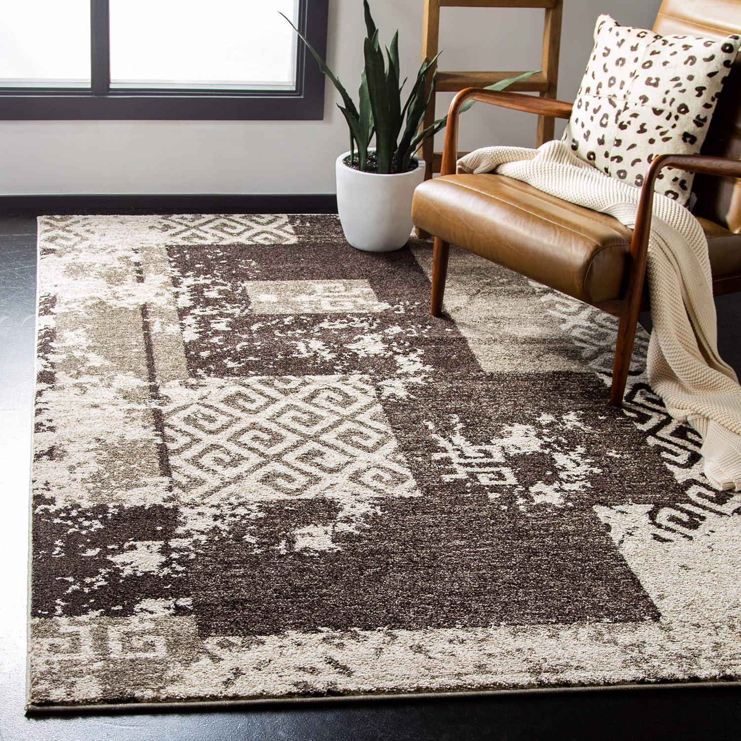 Retro RET2135 Power Loomed Area Rug  - Safavieh