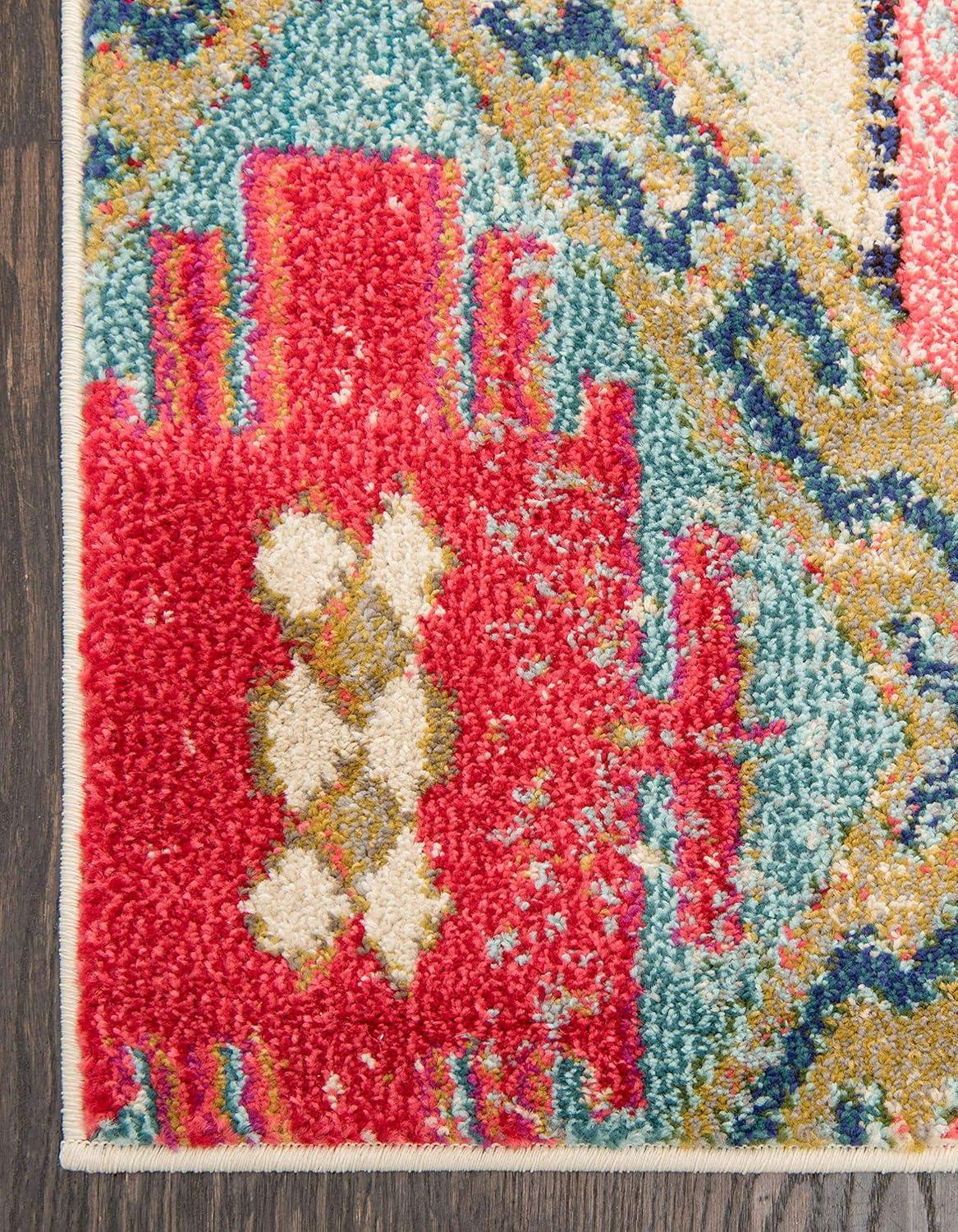 Unique Loom 4' 1 x 6' 1 Multi Sedona Yosemite Area Rug