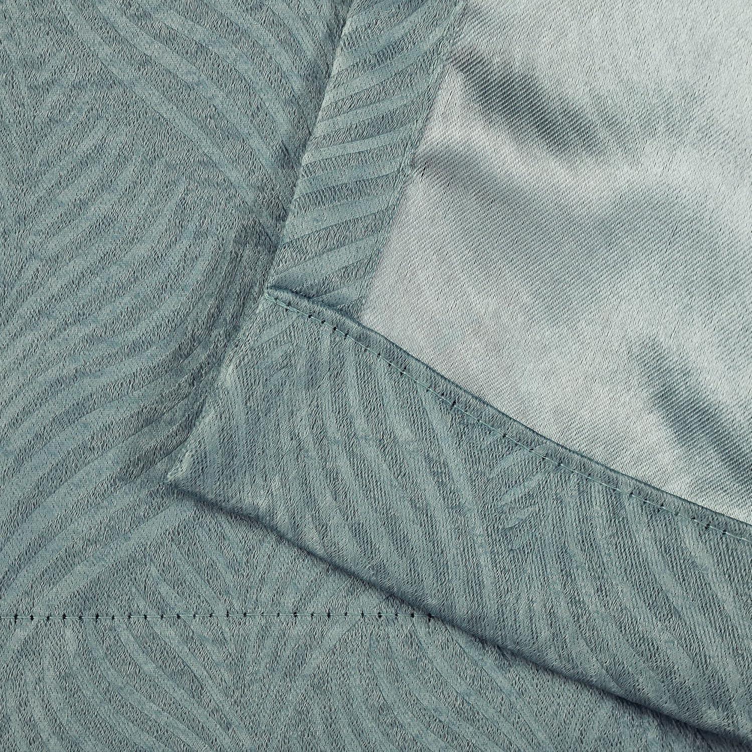 Superior Waverly Blackout Curtains, Rod Pocket, Set of 2, 42" x 108", Teal