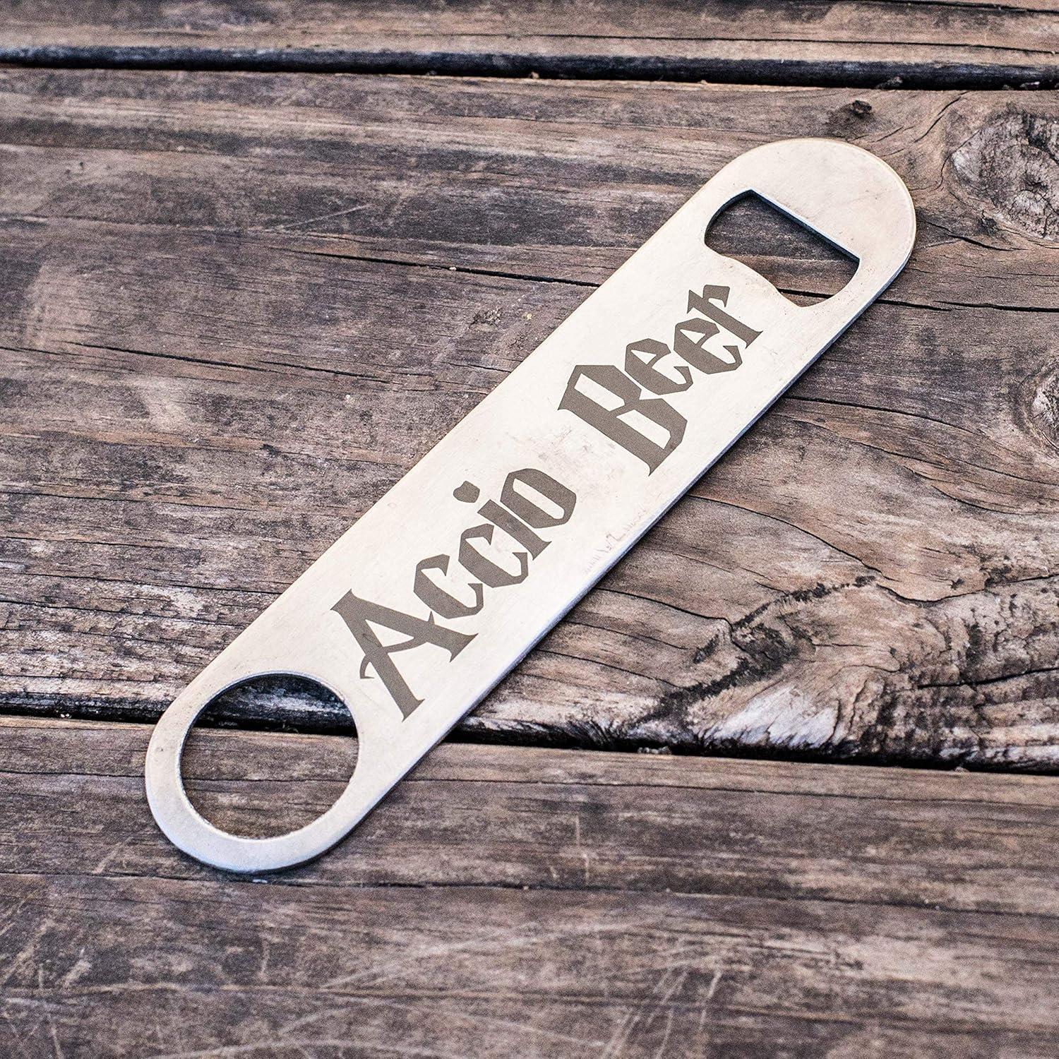 Customizable Stainless Steel Silver Bottle Opener