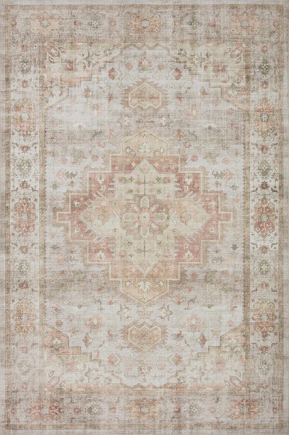 Loloi II Heidi Collection HEI-02 Sage / Multi, Oriental Area Rug 8'-6" x 11'-6"