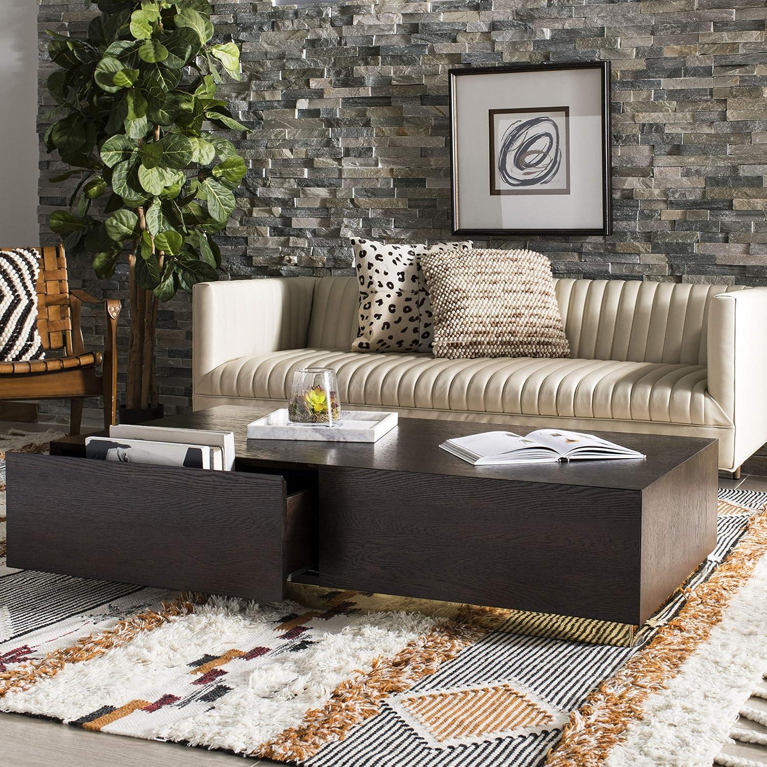 Kenya KNY904 Hand Knotted Area Rug - Ivory/Black-Orange - 6'x9' - Safavieh