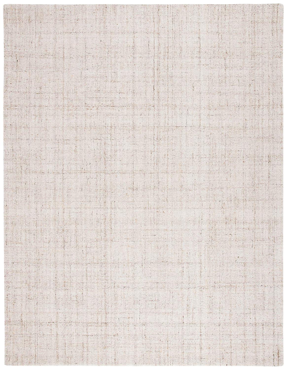 Abstract ABT141 Handmade Indoor Area Rug - Ivory/Beige - 8'x10' - Safavieh