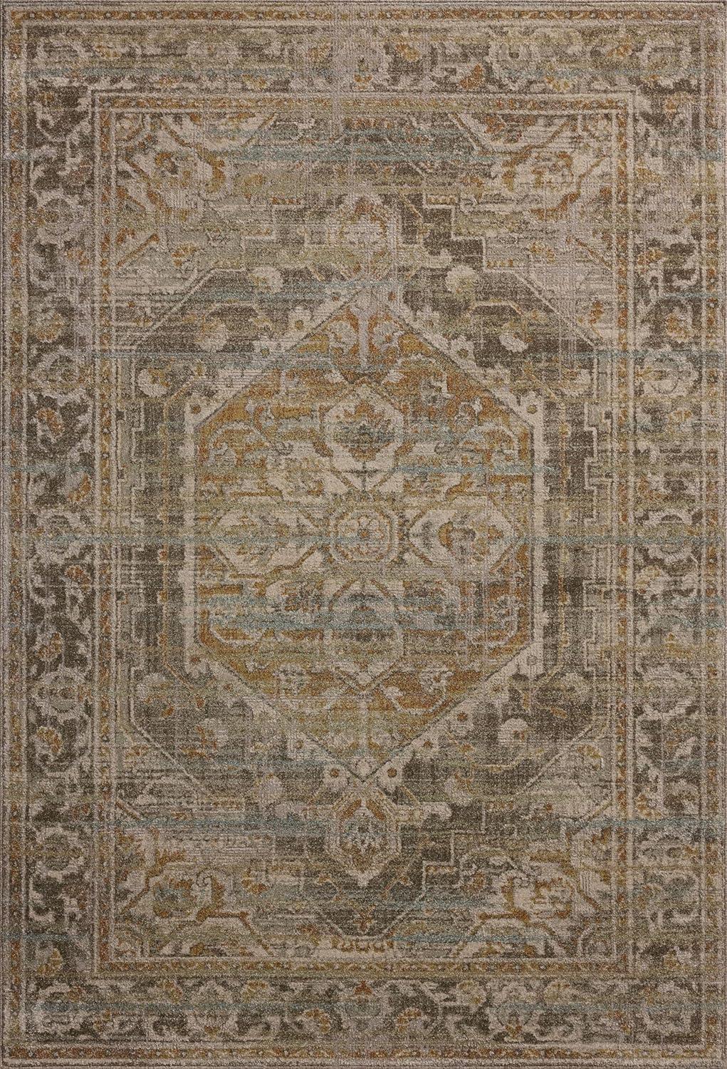 Magnolia Home by Joanna Gaines x Loloi Mona Brown Area Rug