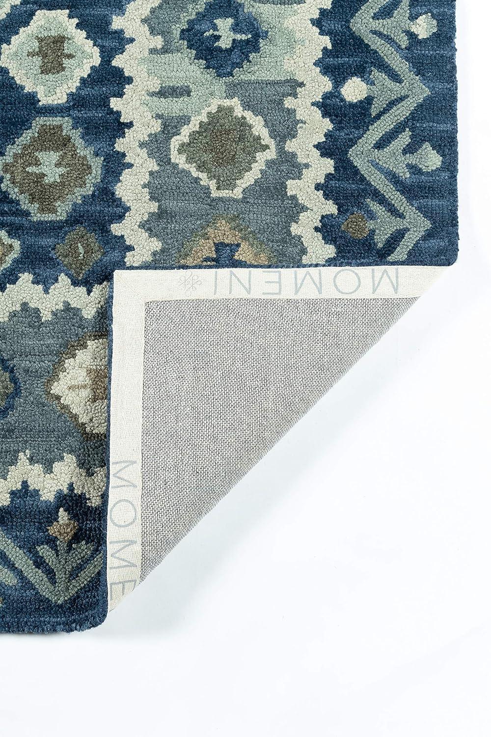 Tangier Blue Hand-Tufted Wool 8' x 11' Area Rug