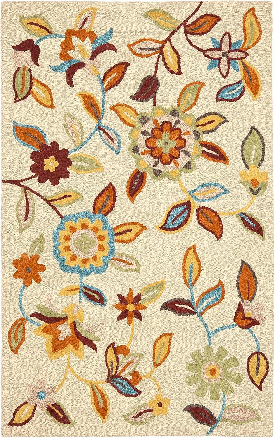 Blossom BLM677 Hand Hooked Area Rug  - Safavieh