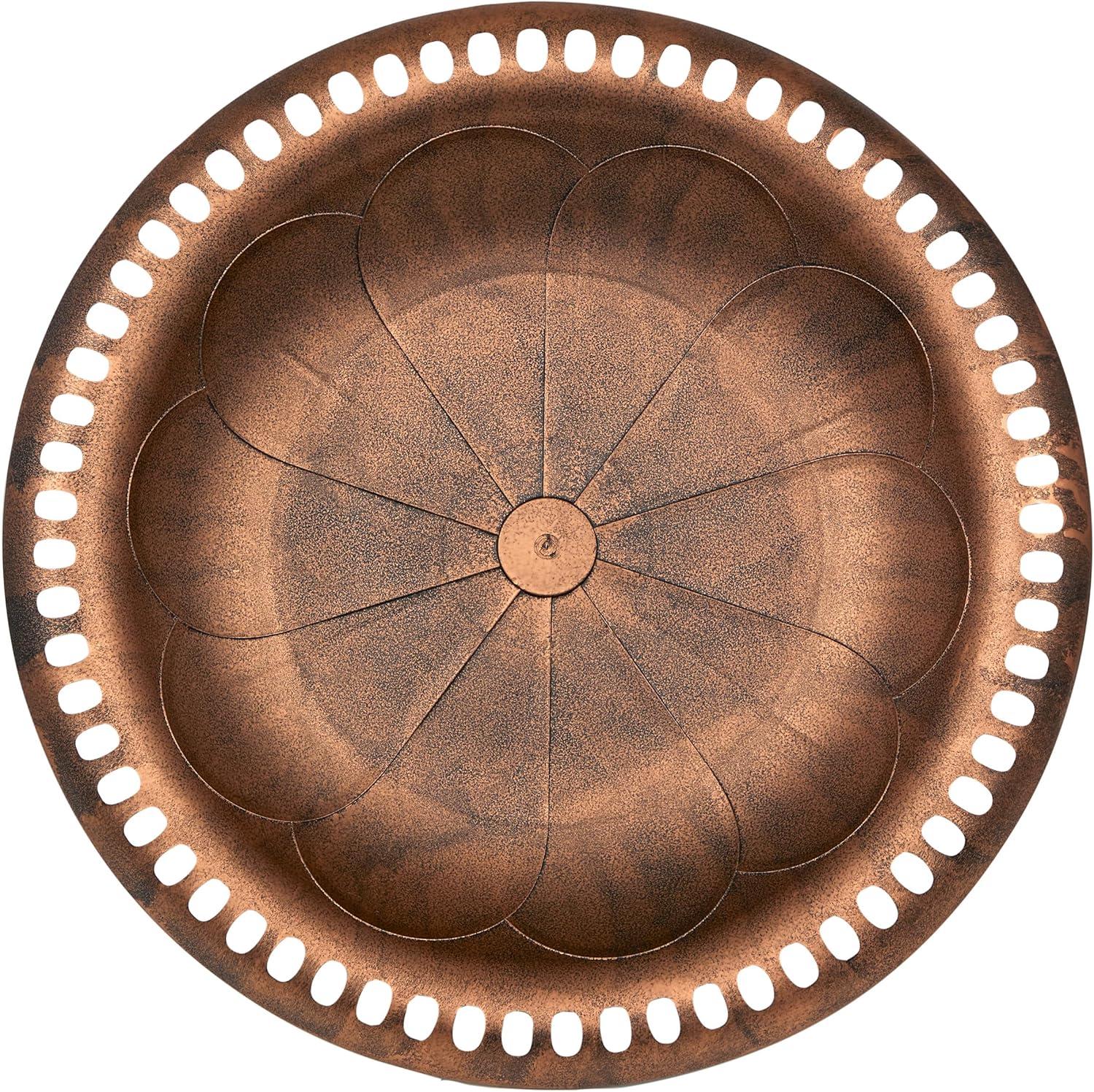 Alpine Pedestal Birdbath with Scrollwork Base and Stakes & Reviews | Wayfair
