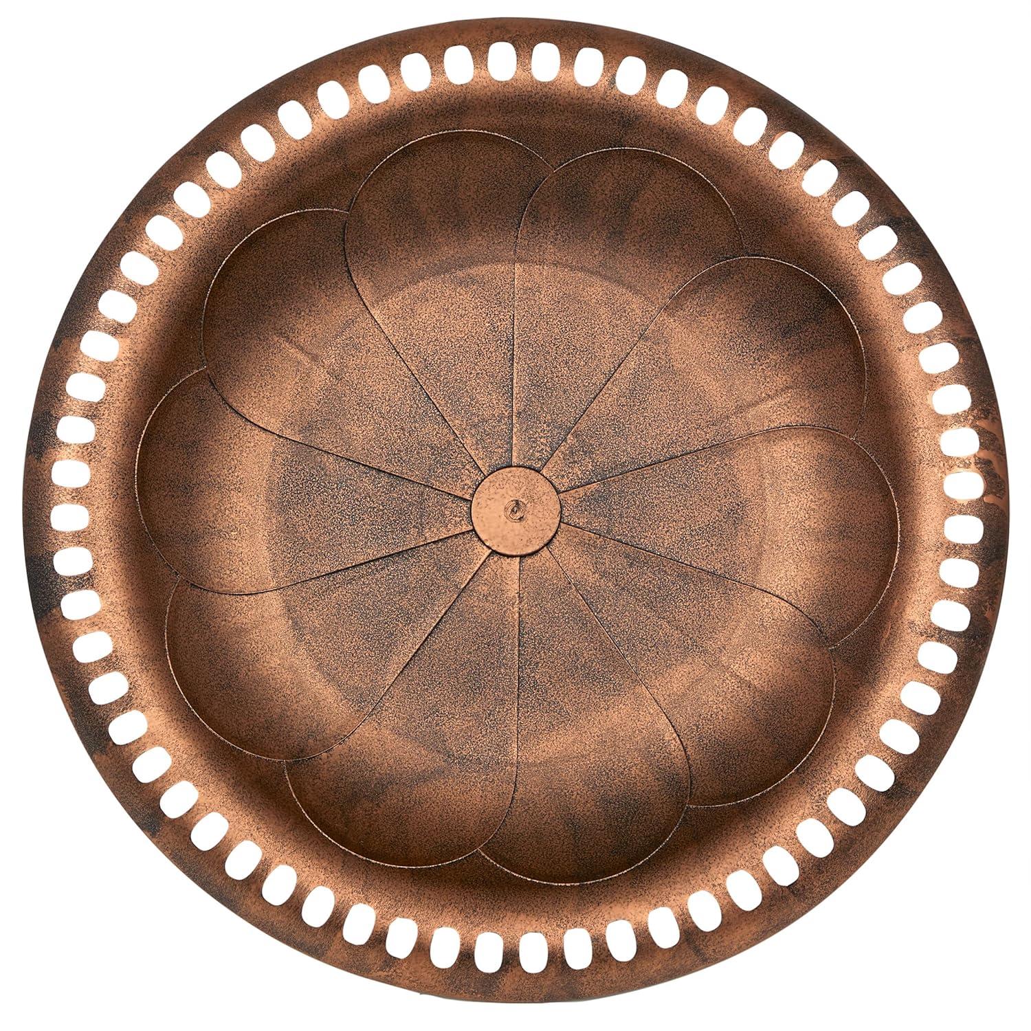 Alpine Pedestal Birdbath with Scrollwork Base and Stakes & Reviews | Wayfair