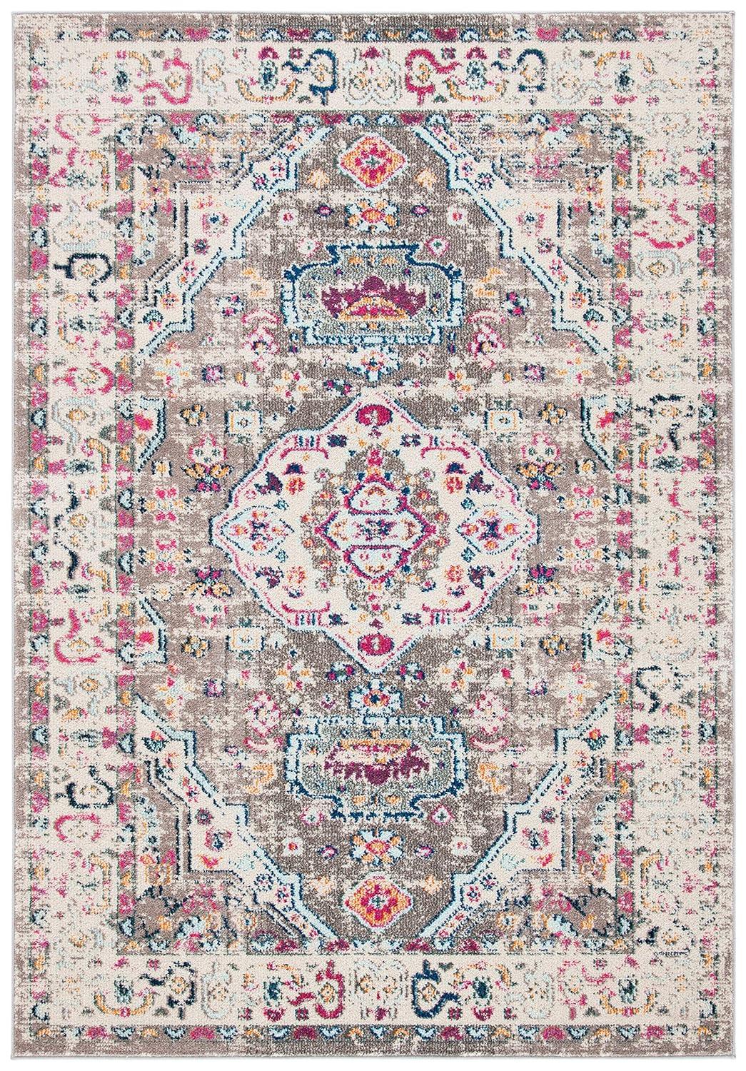 Madison MAD468 Power Loomed Indoor Area Rug - Taupe/Ivory - 8'x10' - Safavieh
