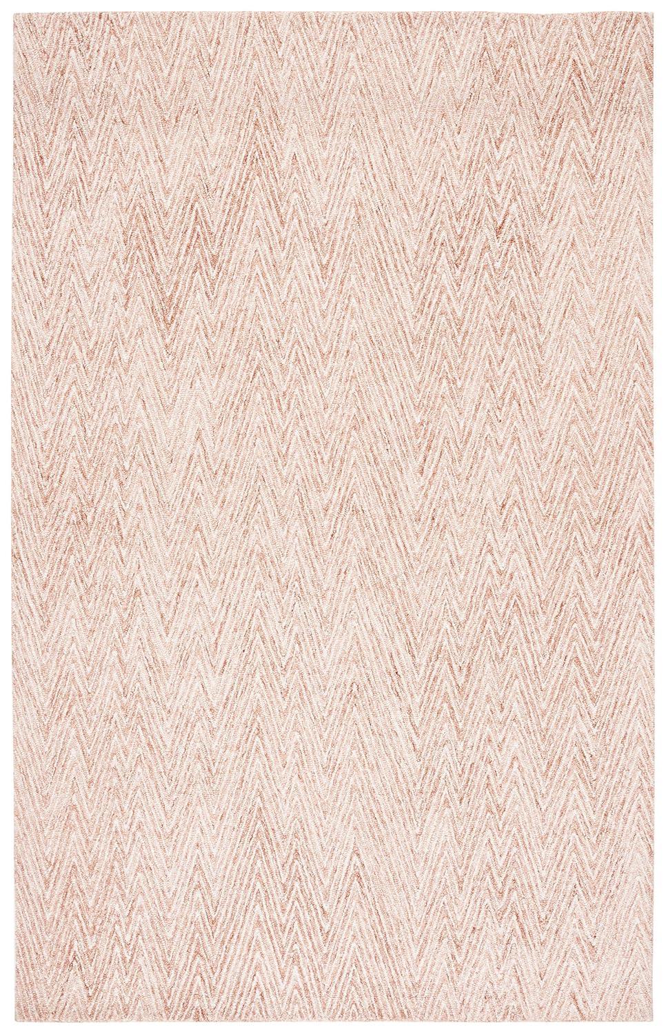 Abstract ABT426 Handmade Indoor Area Rug - Brown/Ivory - 8'x10' - Safavieh