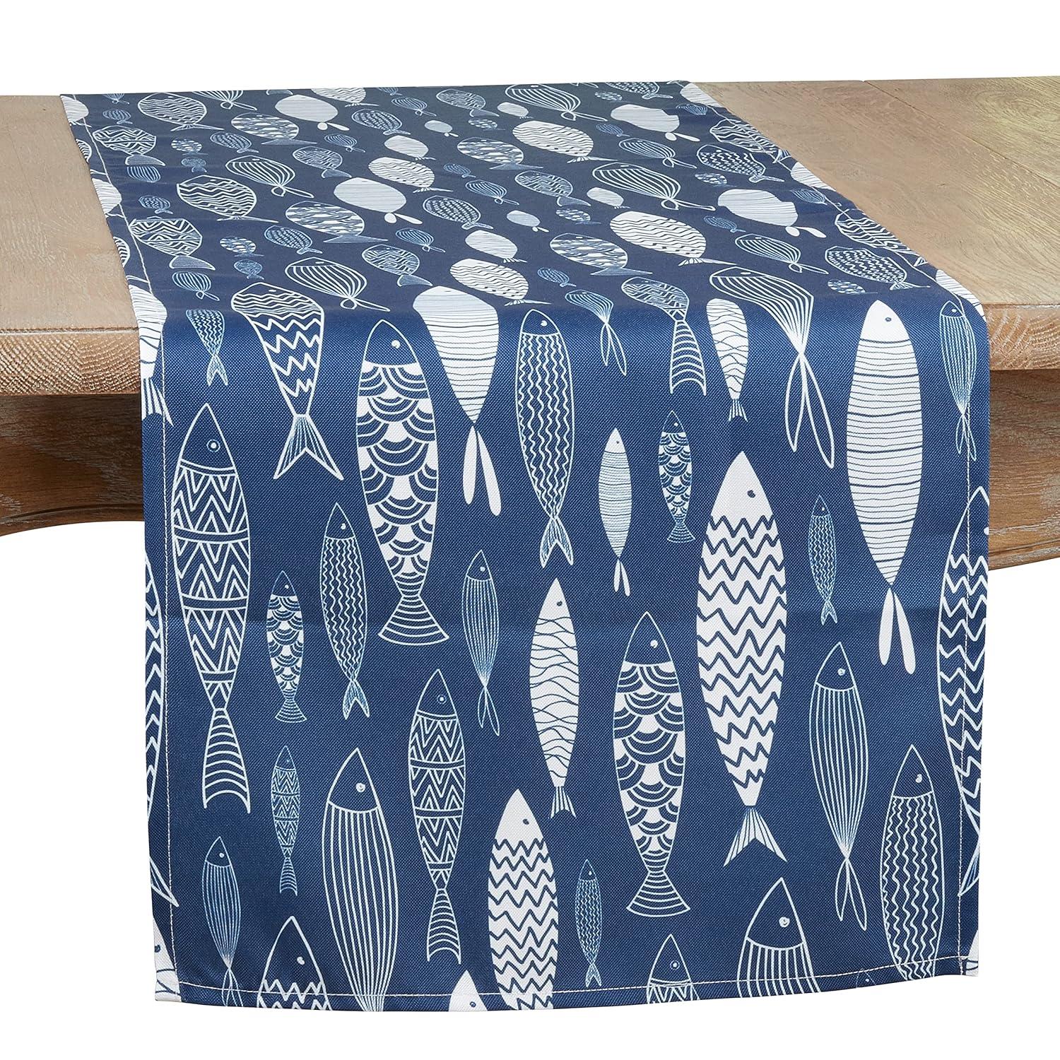 Saro School Of Fish Collection Table Runner