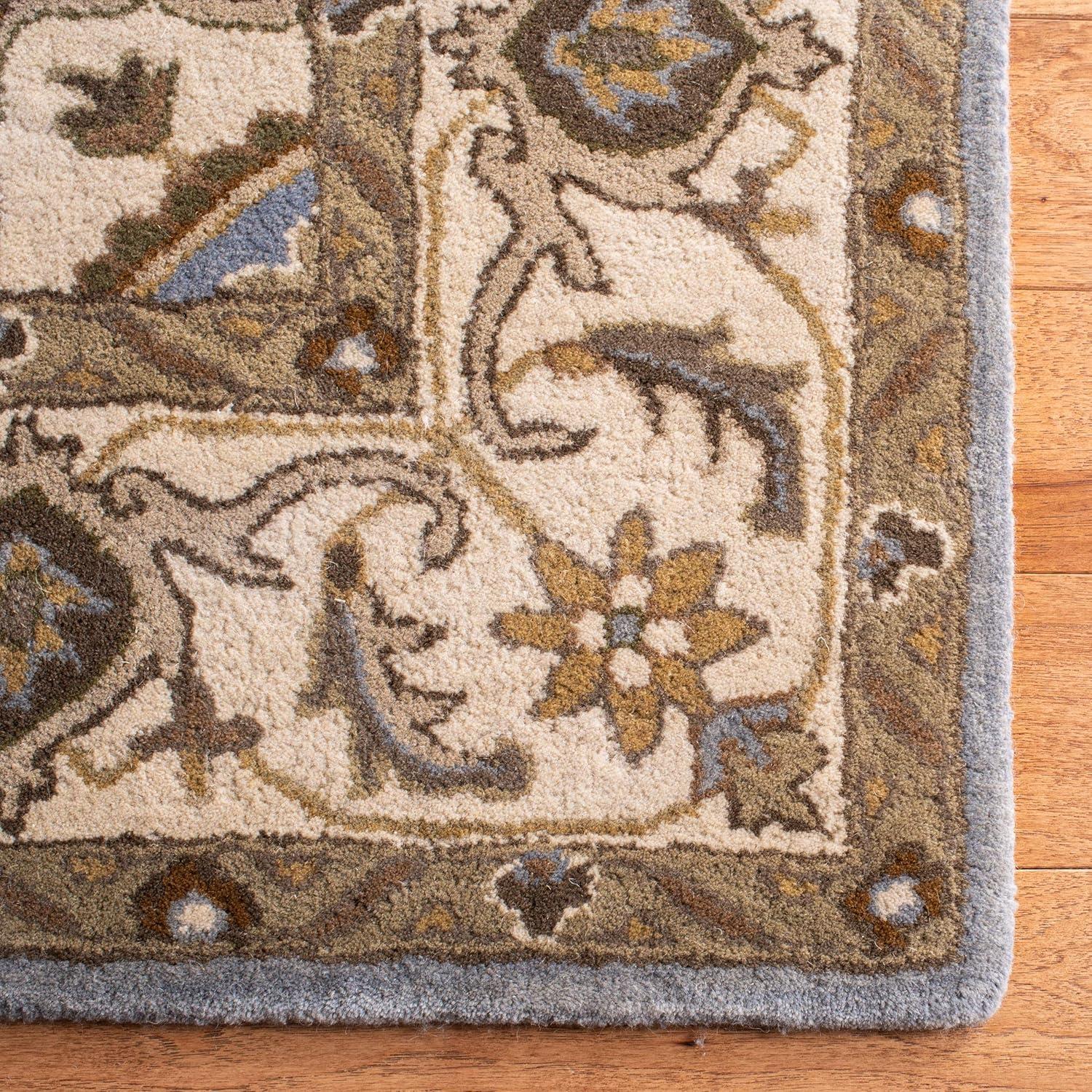 Royalty ROY700 Hand Tufted Indoor Area Rug - 8'x10' - Light Blue/Beige - Safavieh