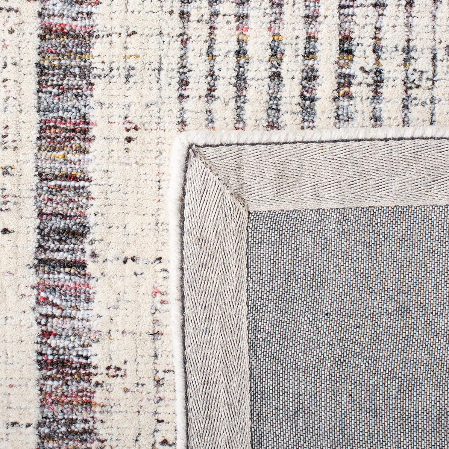 Metro MET991 Hand Tufted Indoor Area Rug - Red/Ivory - 4'x6' - Safavieh