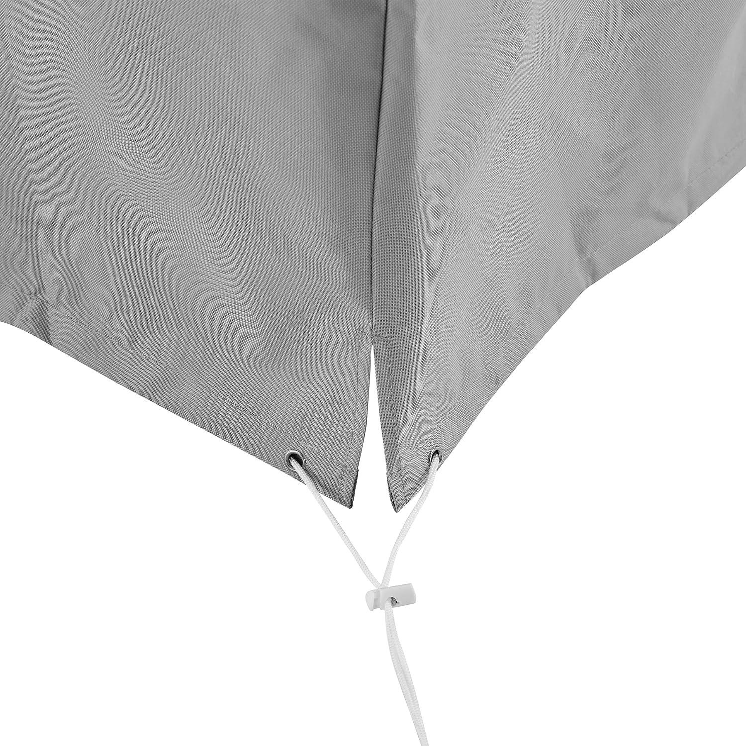 Outdoor Dining Arm Chair Furniture Cover Set, Gray - 2 Piece