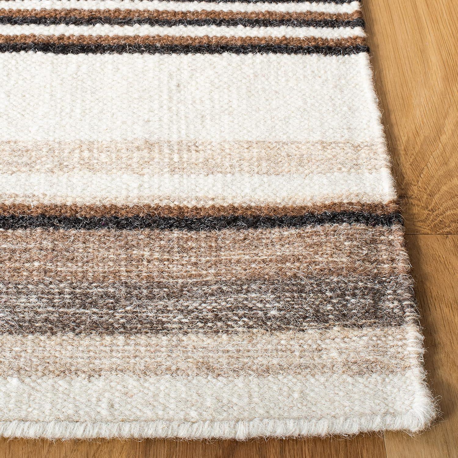 Striped Kilim STK601 Hand Loomed Area Rug  - Safavieh