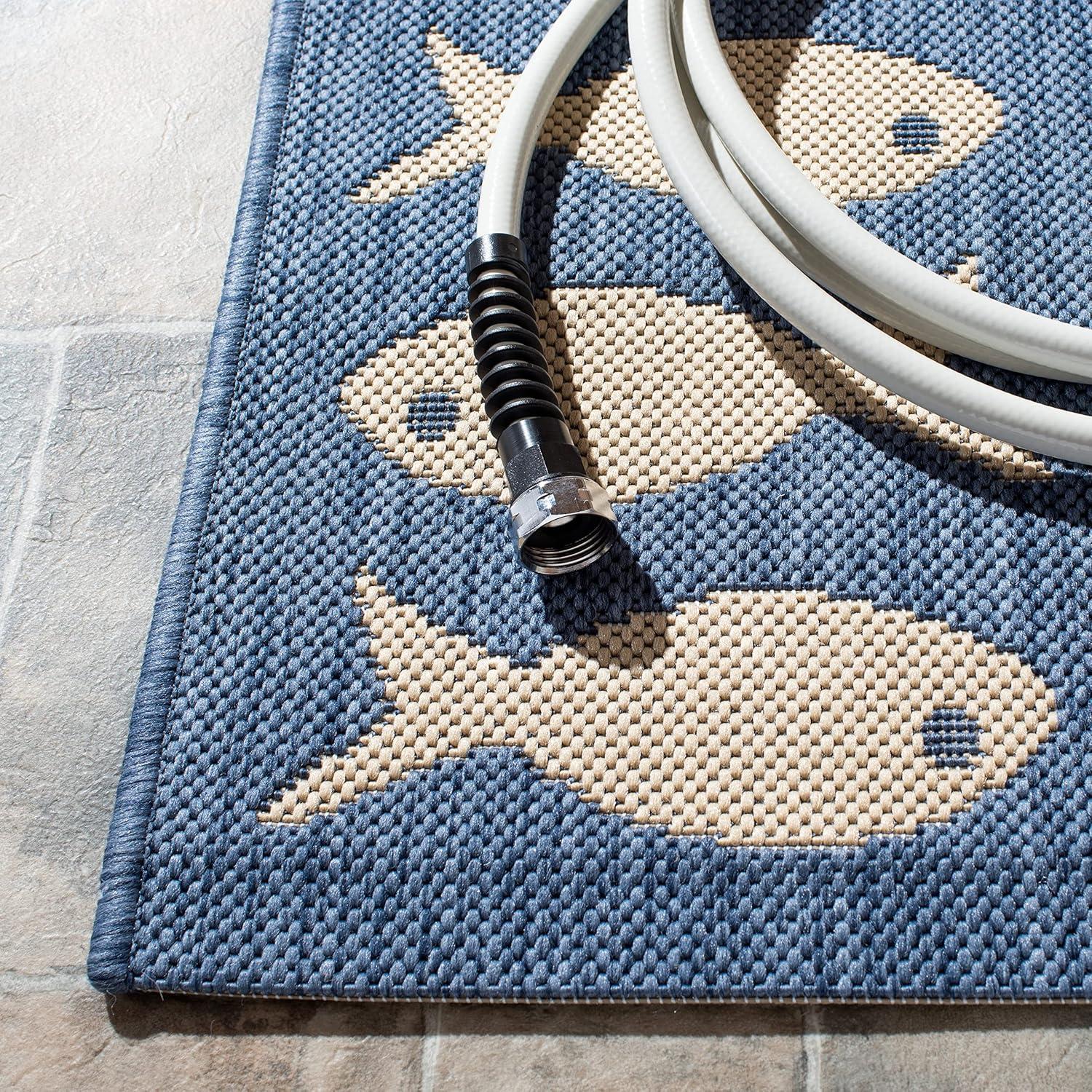 Courtyard CY6013 Power Loomed Indoor/Outdoor Area Rug  - Safavieh