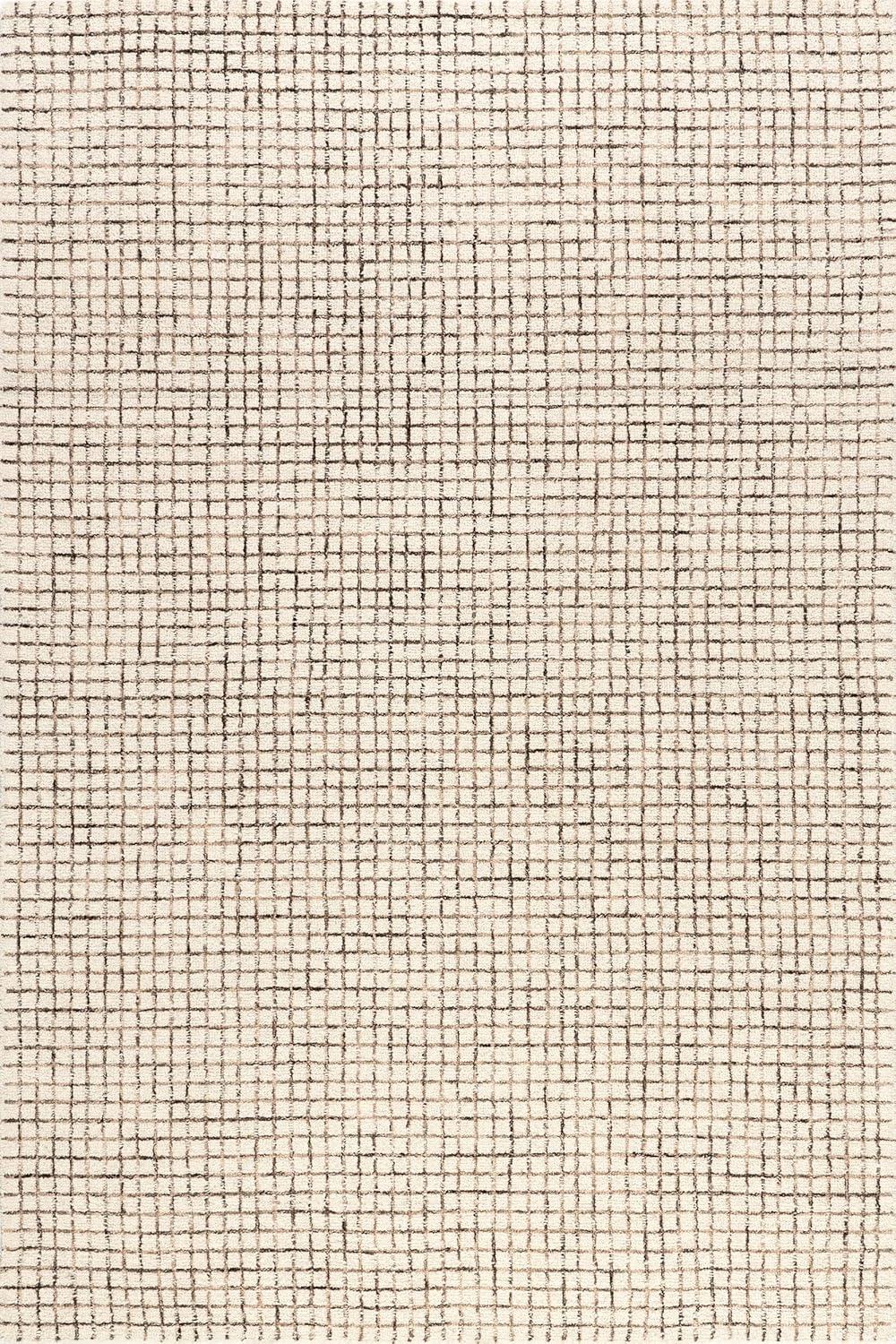 Katasha Checked Wool Area Rug