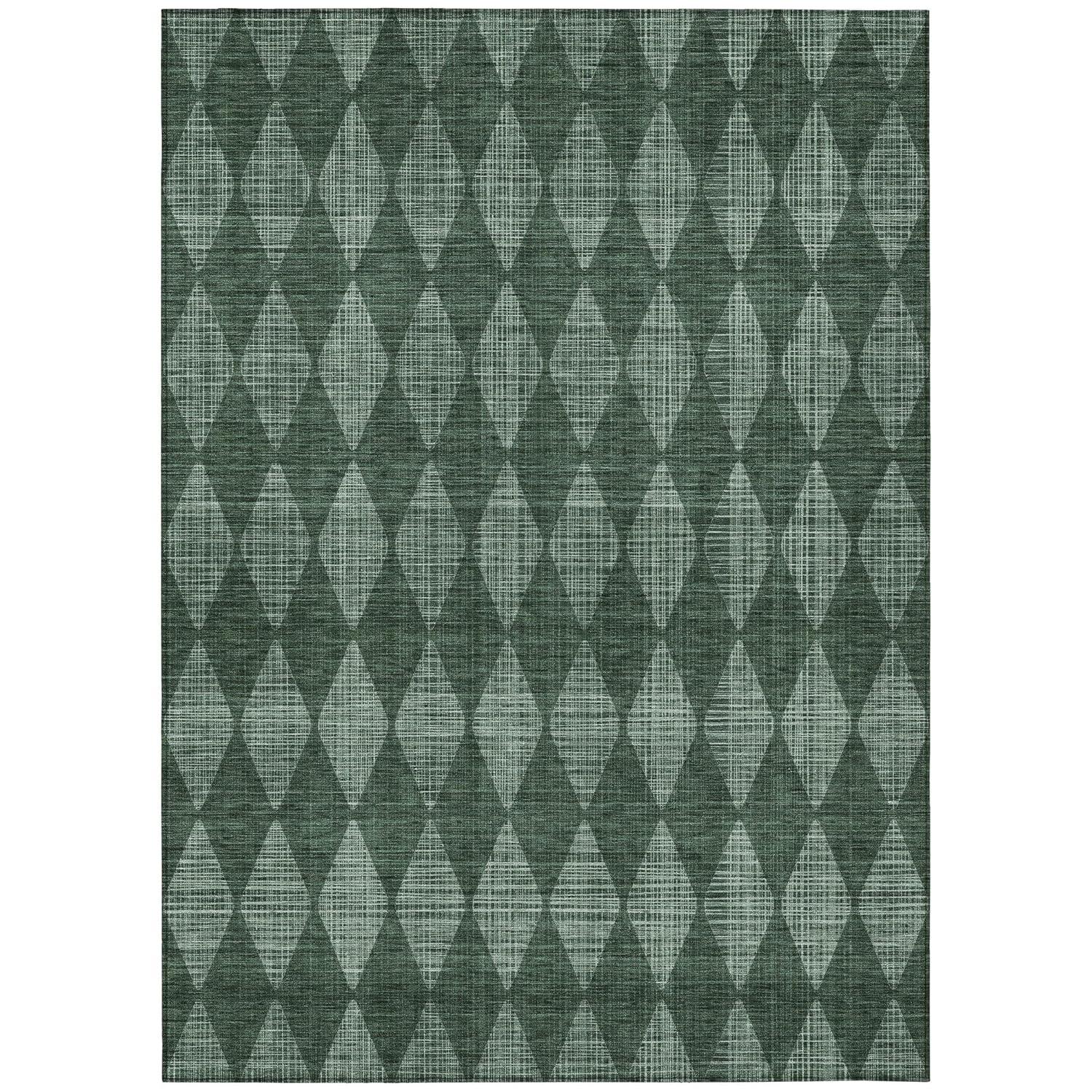 Addison Rugs Chantille ACN578 Olive 3' x 5' Indoor Outdoor Area Rug, Easy Clean, Machine Washable, Non Shedding, Bedroom, Living Room, Dining Room, Kitchen, Patio Rug