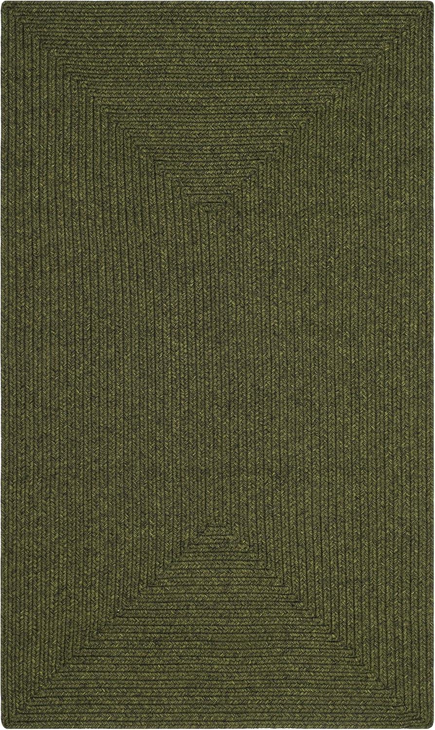 Braided BRD315 Hand Woven Area Rug - Green - 3'x5' - Safavieh.