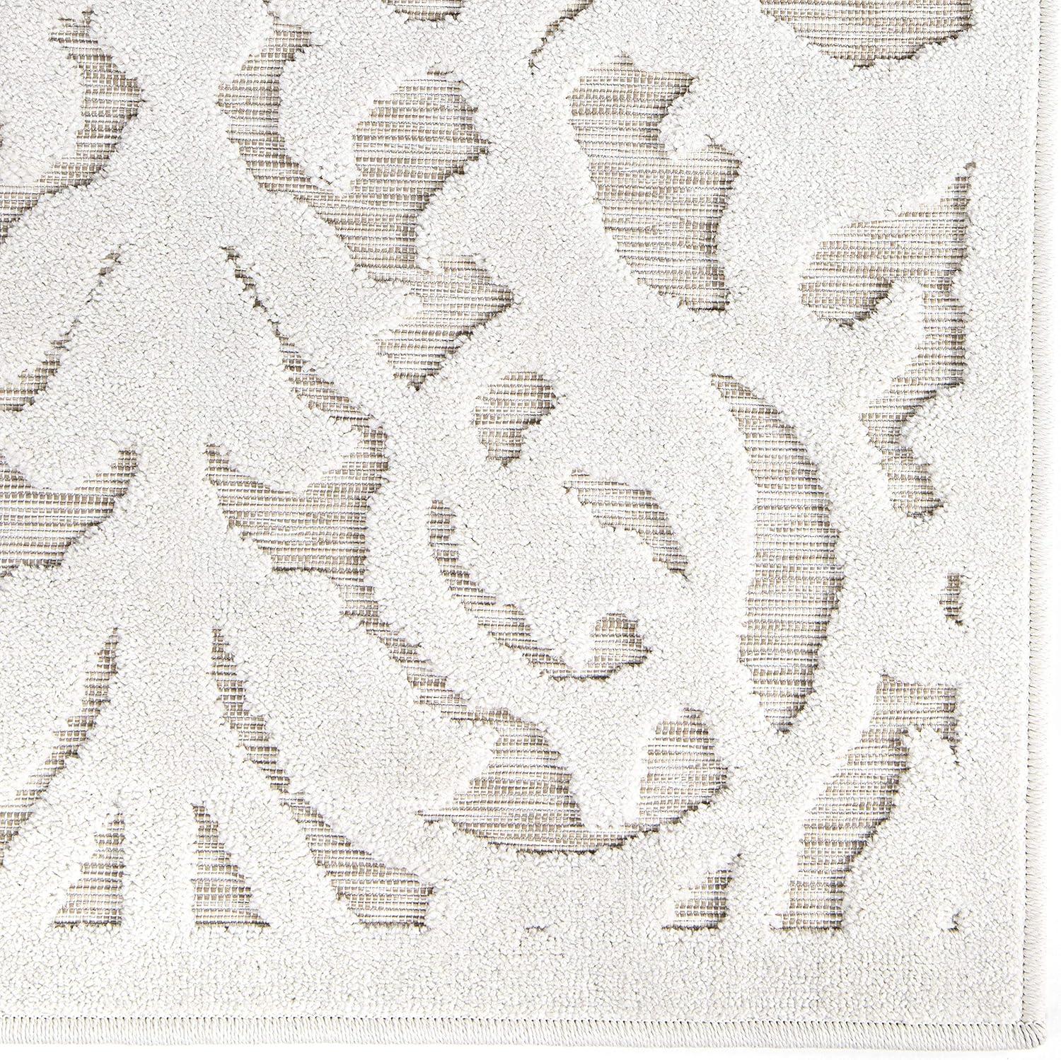 My Texas House Ladybird Natural Gray High Low Indoor Outdoor Rug
