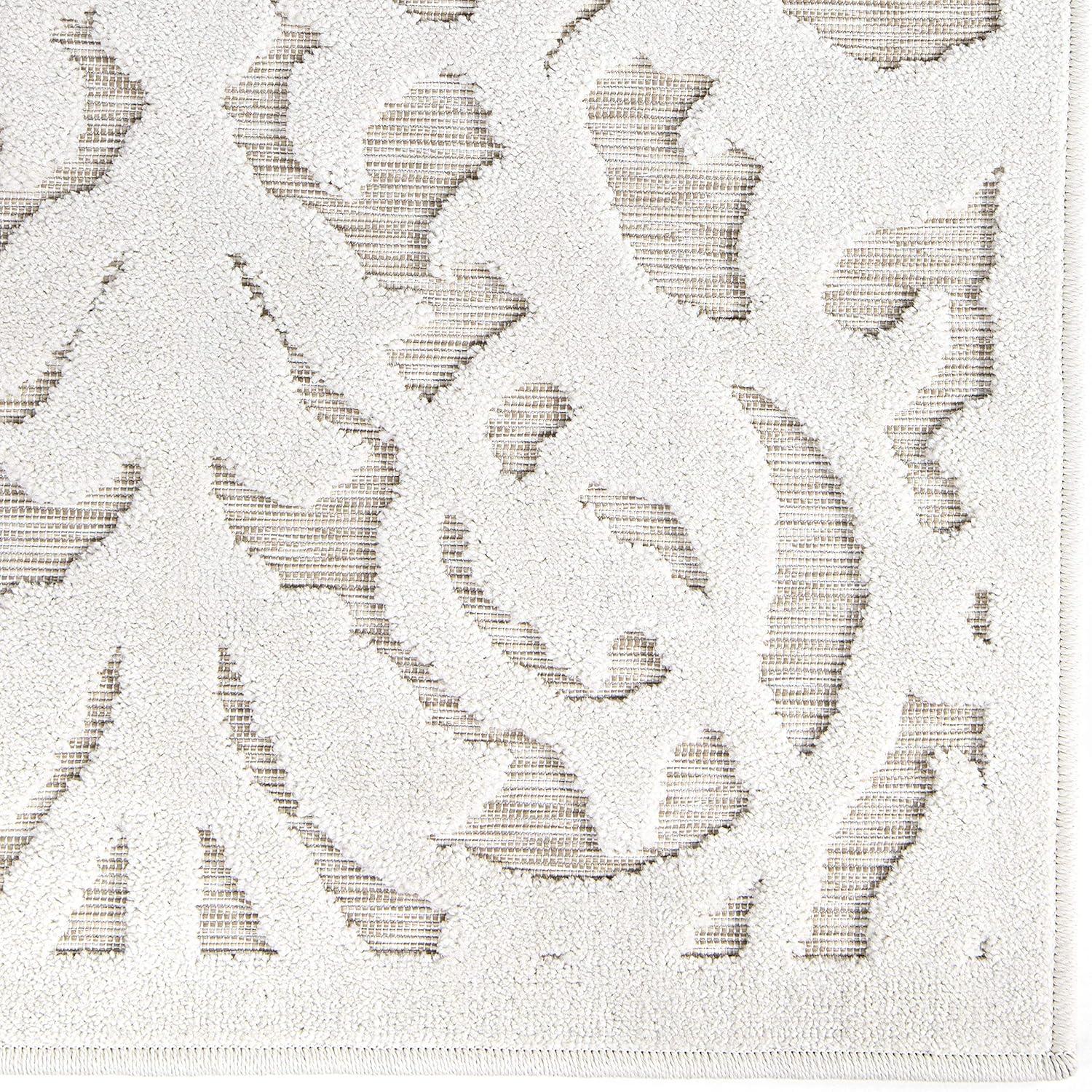 My Texas House Ladybird Natural Gray High Low Indoor Outdoor Rug