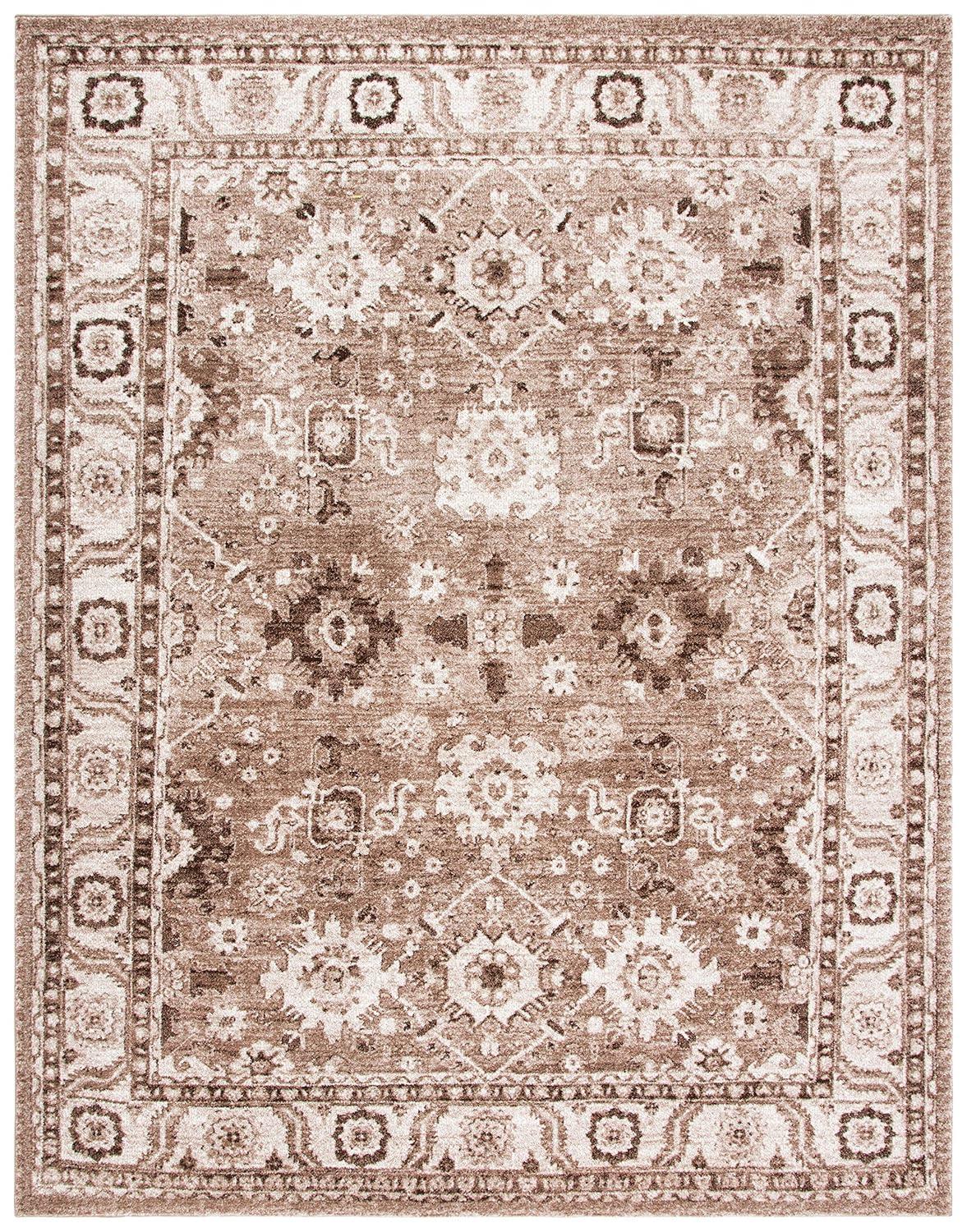 SAFAVIEH Vintage Hamadan Pema Traditional Area Rug, Taupe, 9' x 12'