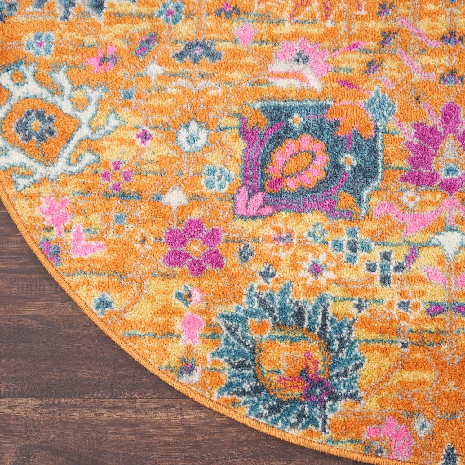 Nourison Passion Bohemian Indoor Rug Sunburst 8' x Round