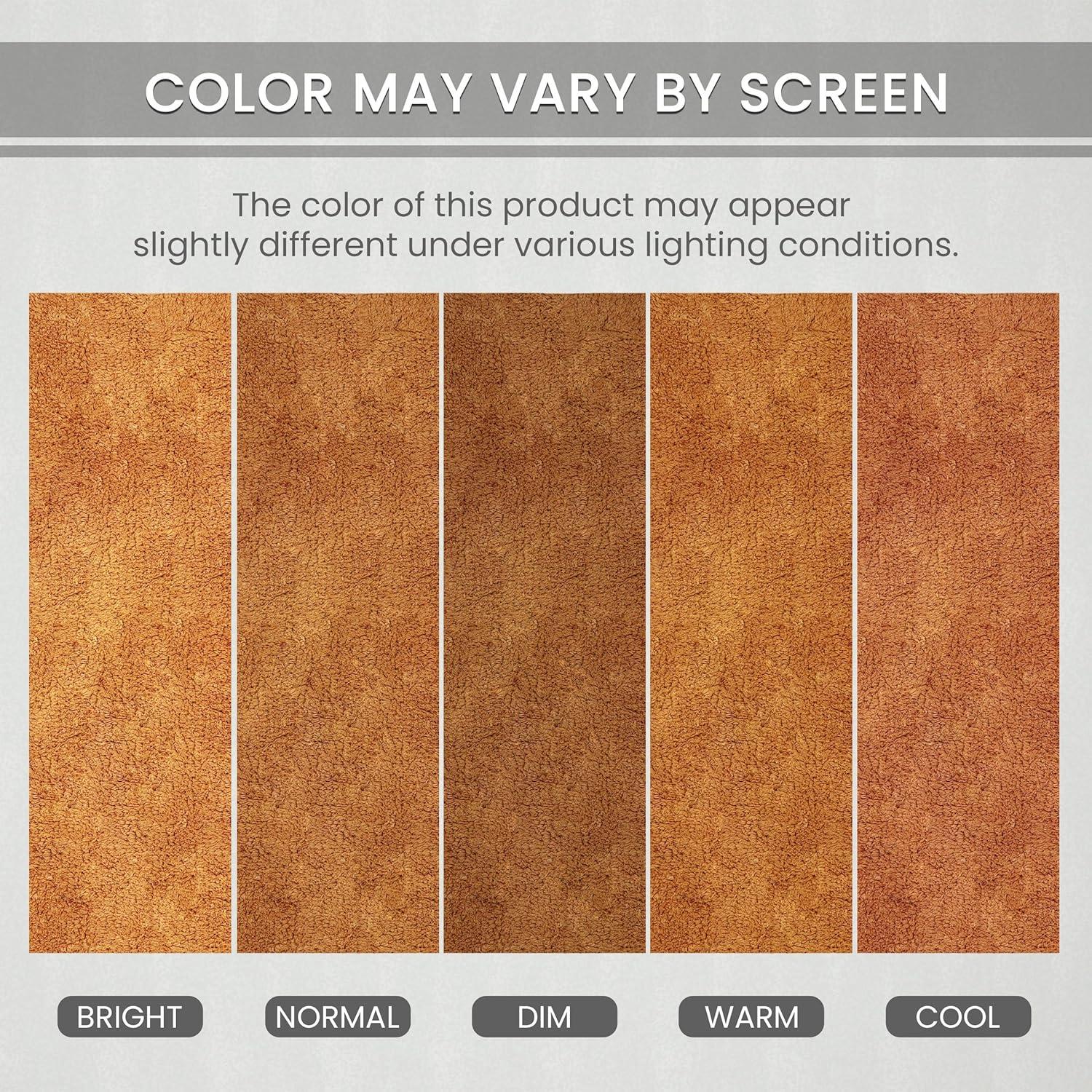 Home Weavers Waterford Collection 100% Cotton Tufted Bath Rug, Extra Soft and Absorbent Bath Rugs, Non-Slip Plush Bath Carpet, Machine Wash, Bath Mat for Bathroom, 30" Round, Terracotta