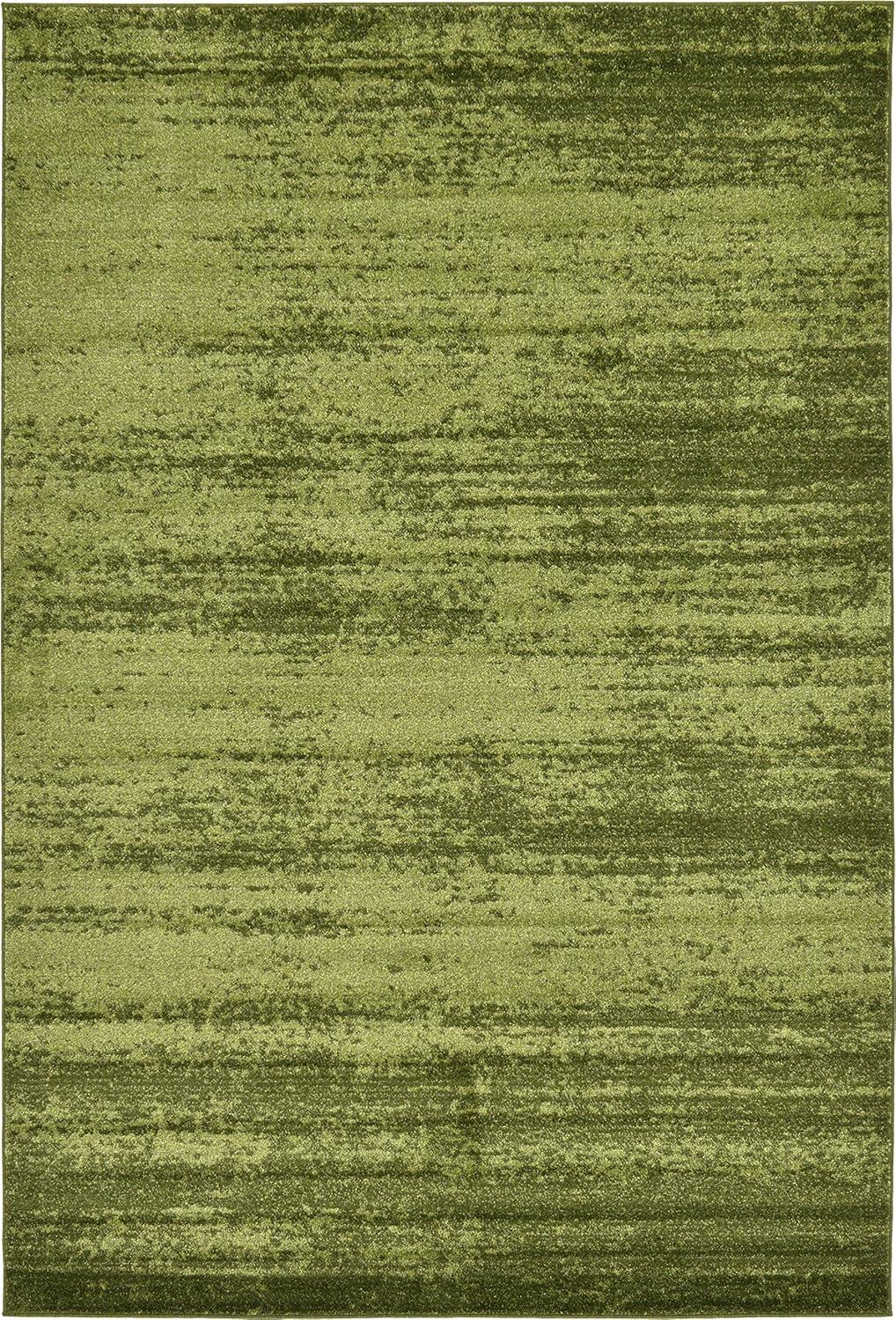 Rugs.com Angelica Collection Rug – 6' x 9' Green Medium Rug Perfect For Bedrooms, Dining Rooms, Living Rooms