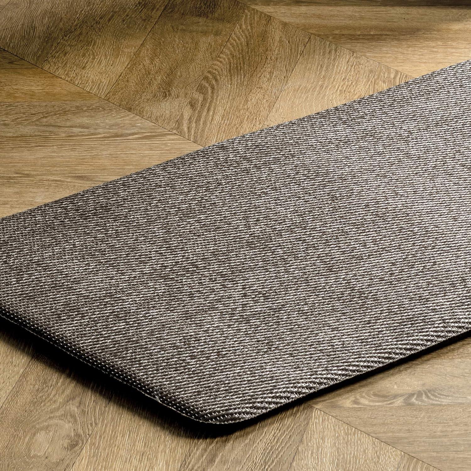 Nuloom Casual Braided Anti Fatigue Kitchen or Laundry Room Comfort Indoor Mat