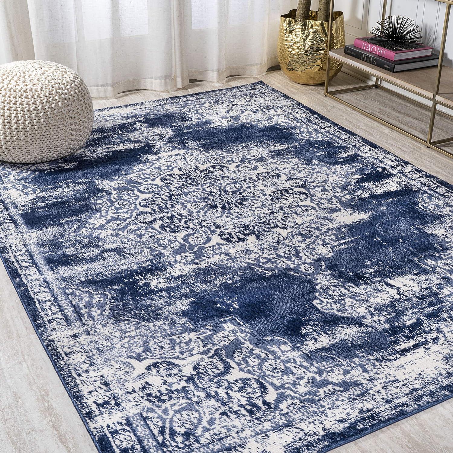 Alhambra Ornate Medallion Modern Indoor Area Rug - JONATHAN Y