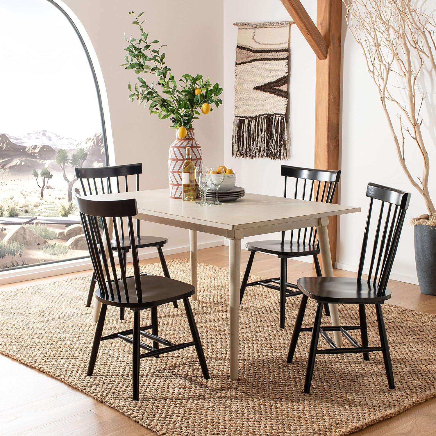 Parker 17"H Spindle Dining Chair (Set of 2)  - Safavieh