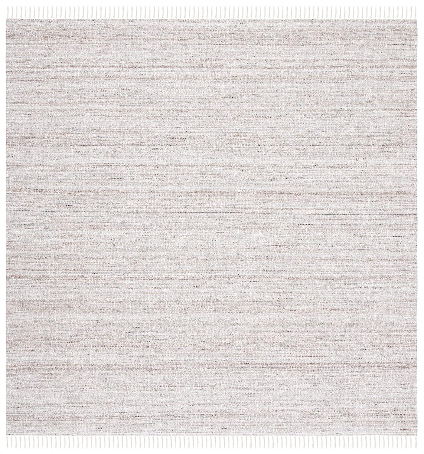 Kilim KLM551 Hand Loomed Area Rug - Ivory/Brown - 7'x7' - Safavieh.