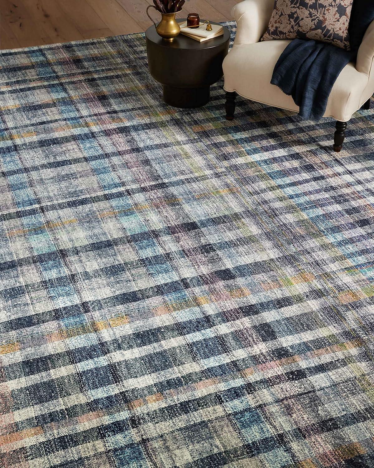 Chris Loves Julia x Loloi Humphrey Collection HUM-04 Blue/Yellow/Pink, Contemporary Area Rug