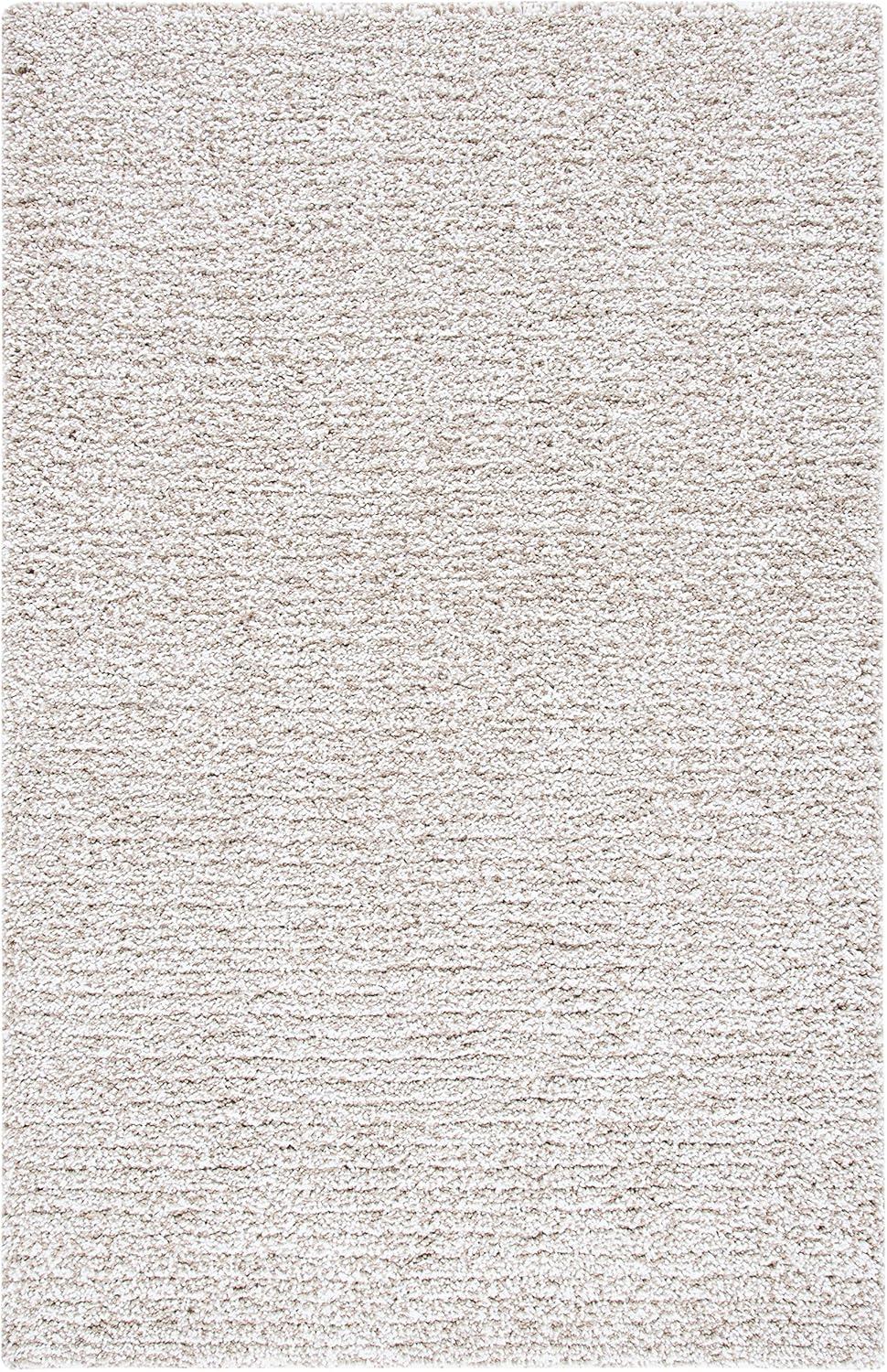 Ultimate Shag SGU211 Hand Tufted Indoor Area Rug - Sand/Ivory - 4'x6' - Safavieh.