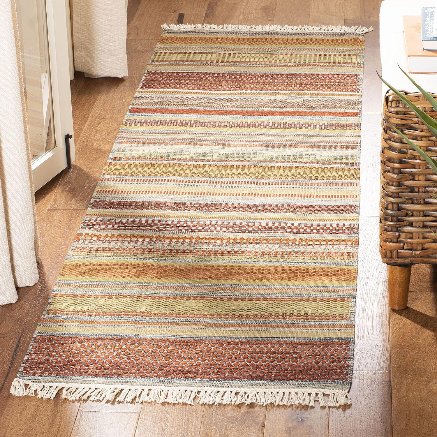 Basler Flatweave Wool Striped Rug