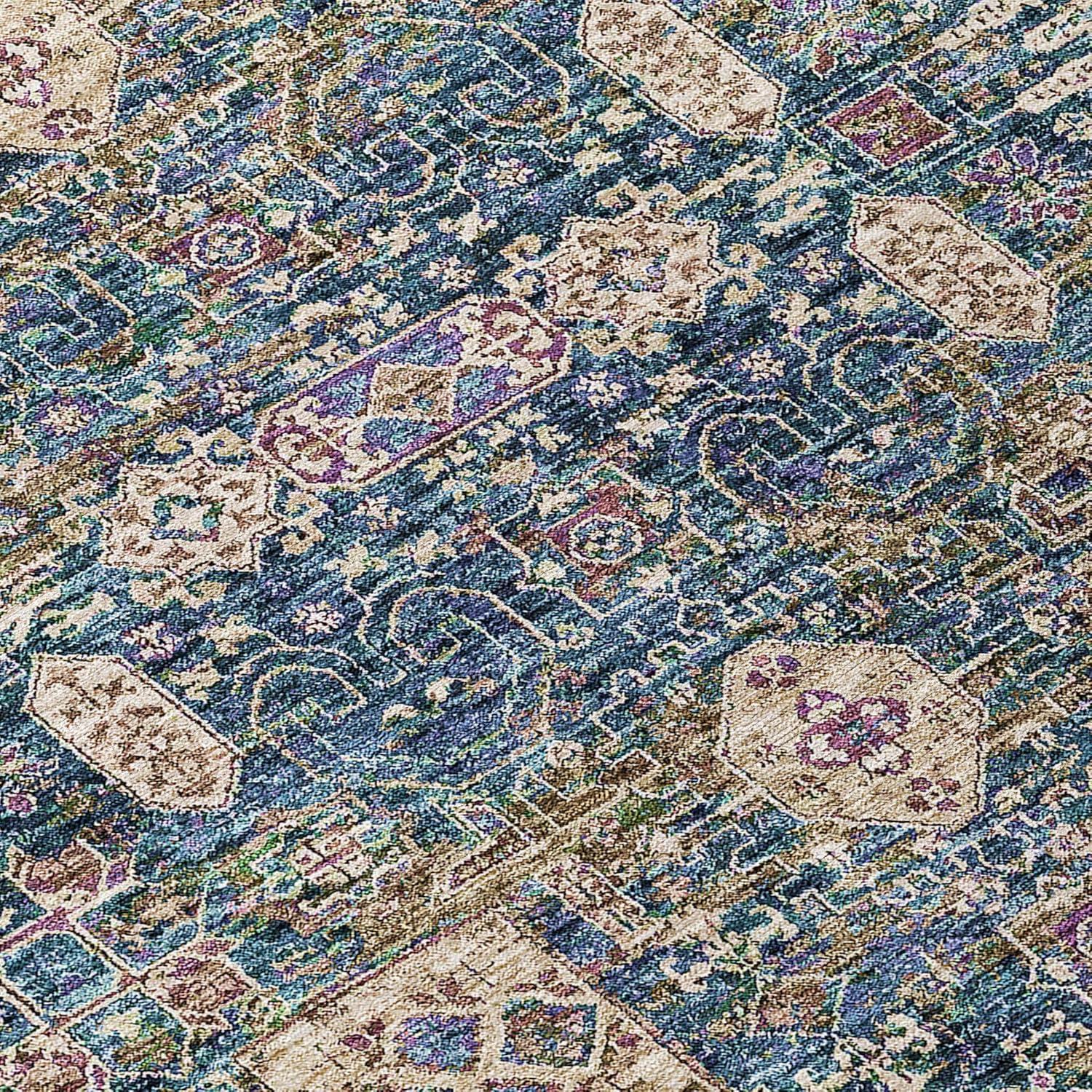 Addison Rugs Chantille Indoor/Outdoor Transitional Panel Green Washable Rectangle Rug, 1'8" x 2'6"